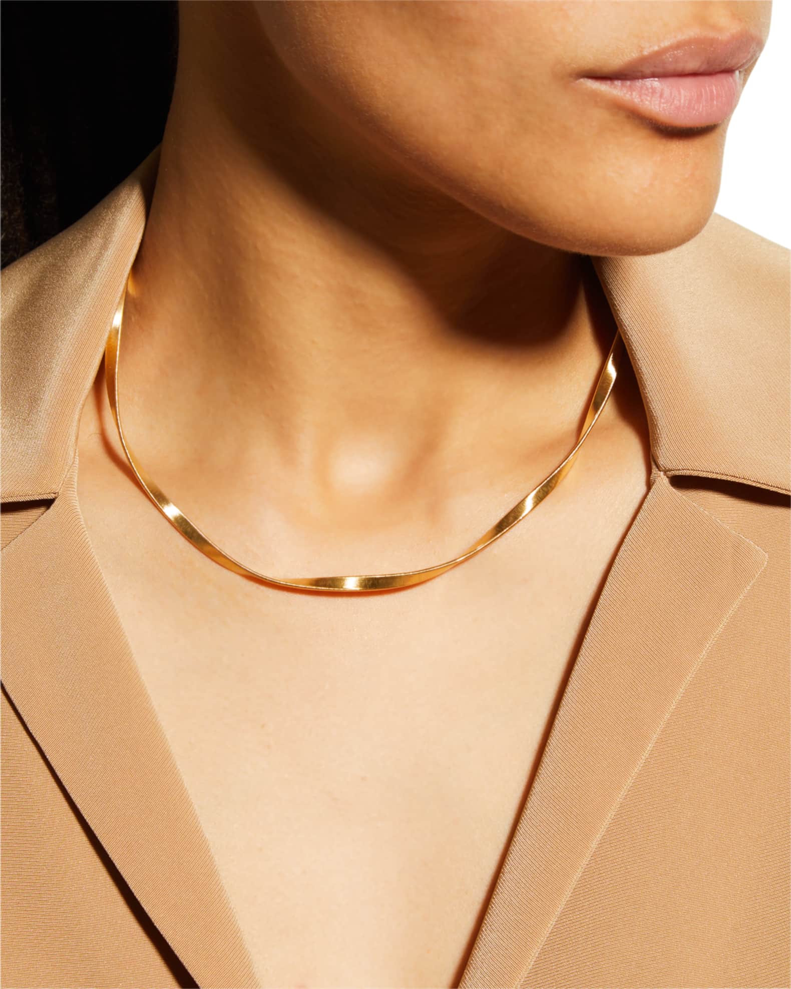 18k Yellow Gold Marrakech Coil Necklace 1