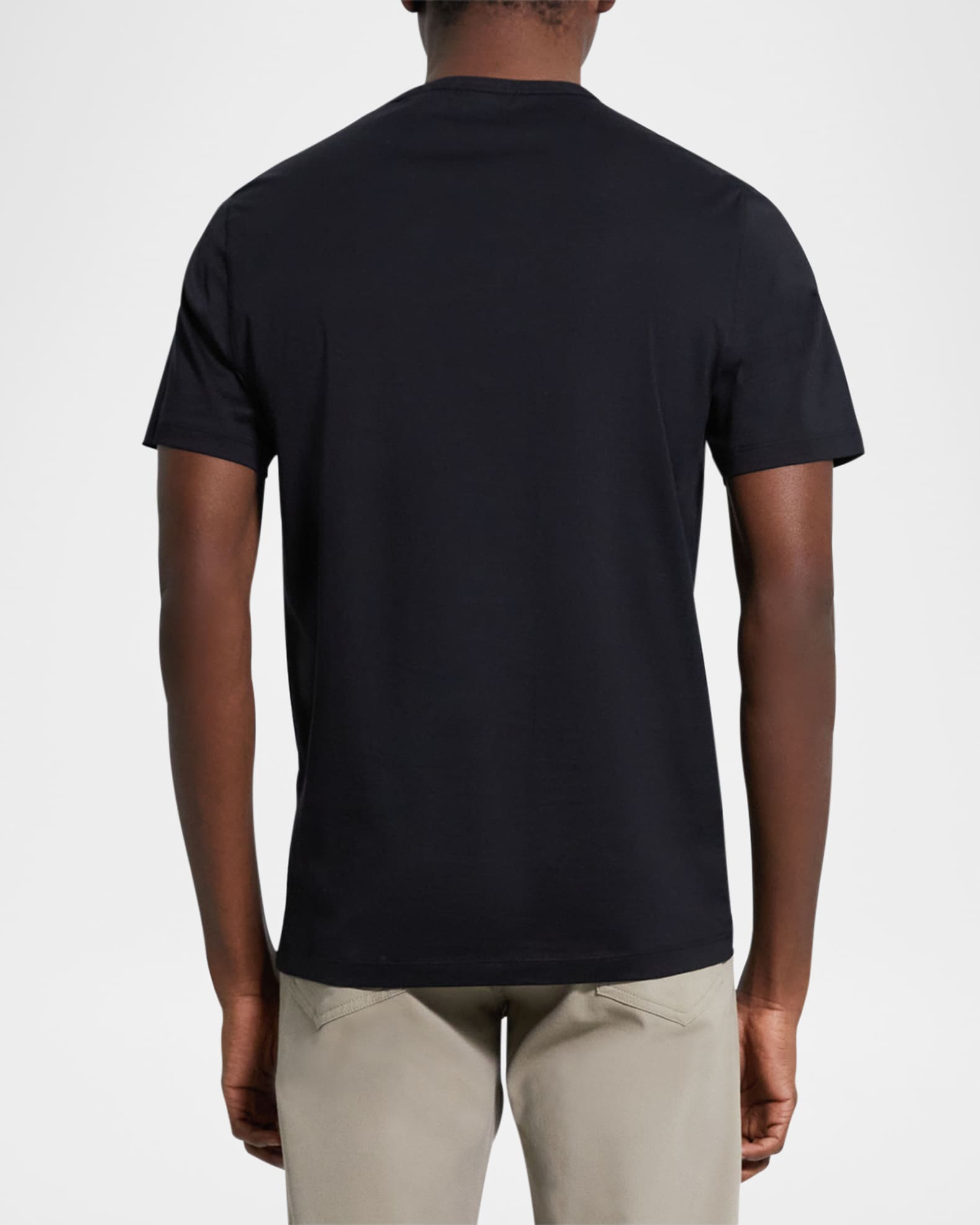Theory Men's Precise Luxe Cotton Short-Sleeve Tee | Neiman Marcus
