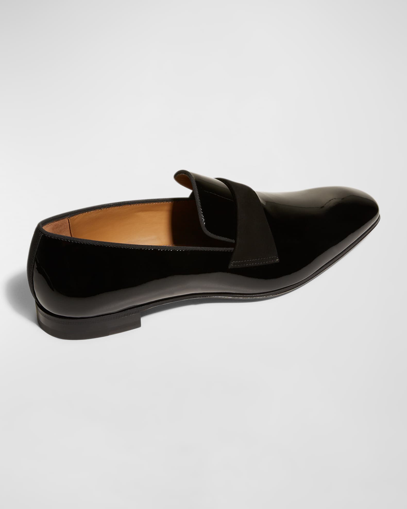 Paul Stuart Men's Heron Patent Leather Loafers | Neiman Marcus
