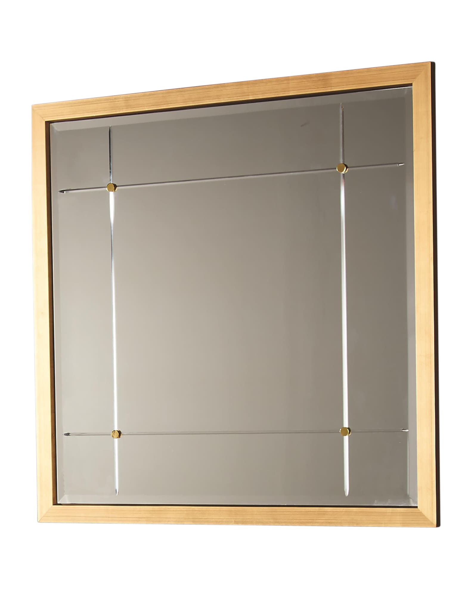 Beaumont Square Gold Leaf Mirror 0