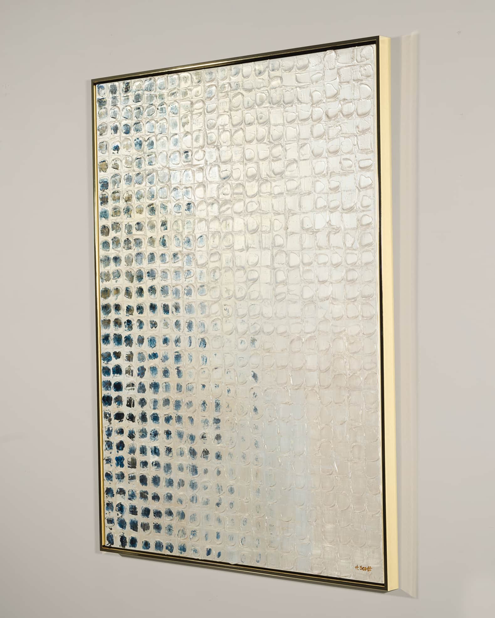 "Holograph" Original Canvas Art by H. Scott 1