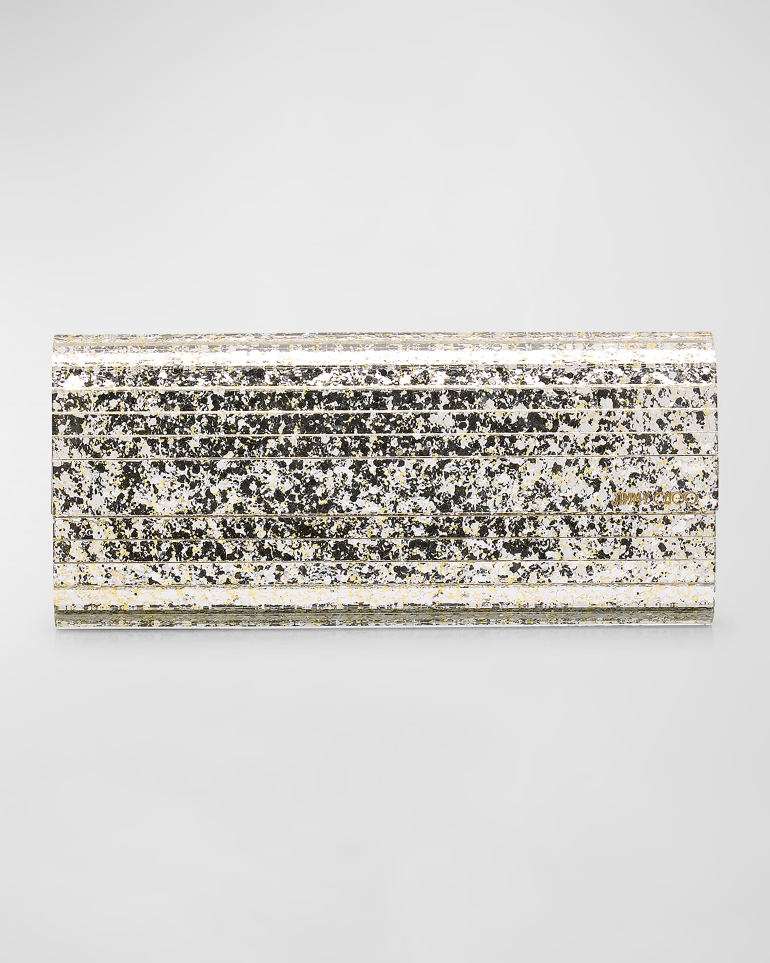 Jimmy Choo Sweetie Glittered Acrylic Clutch Bag Neiman Marcus