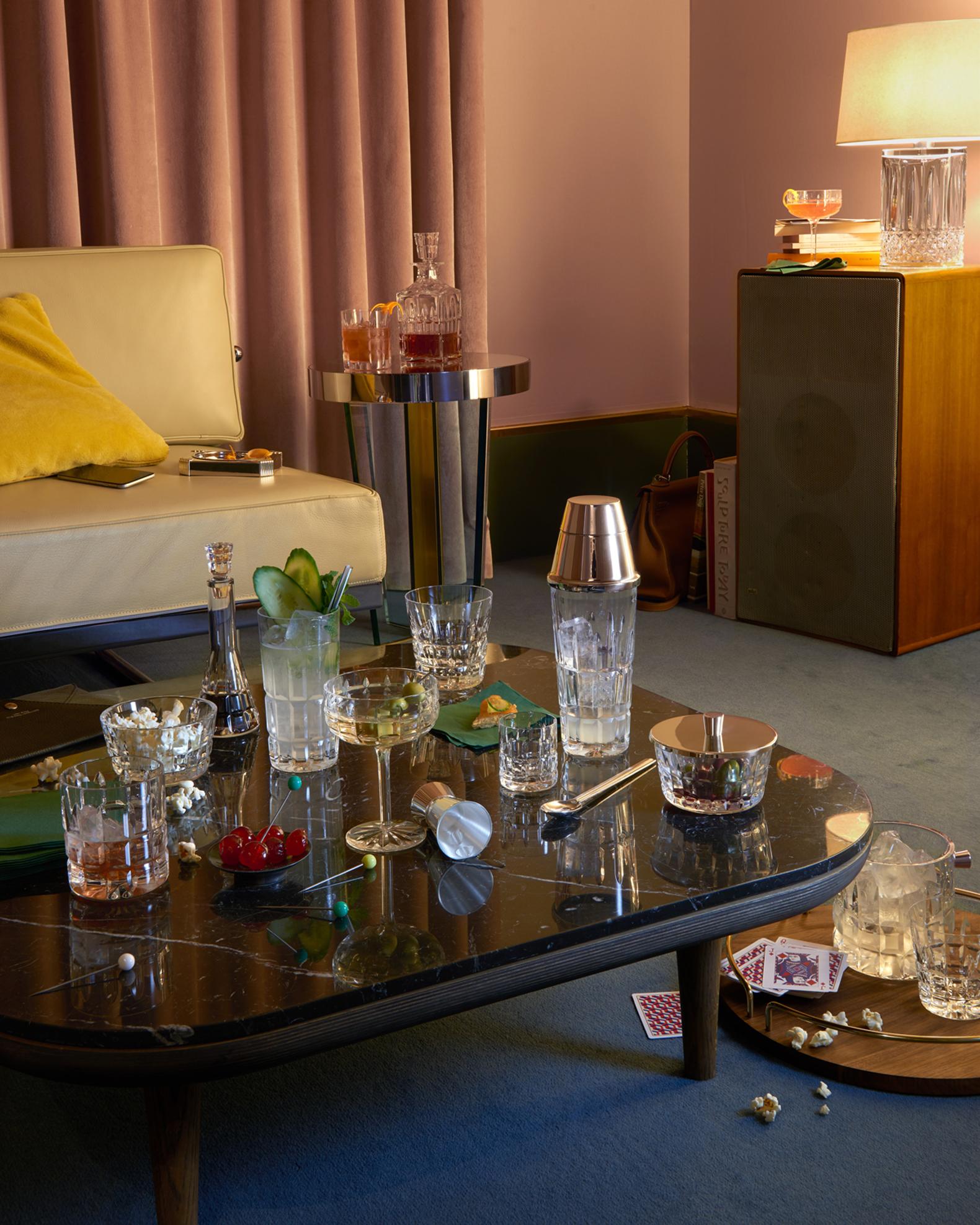 Saint Louis Crystal Manhattan Double Rock Glass | Neiman Marcus