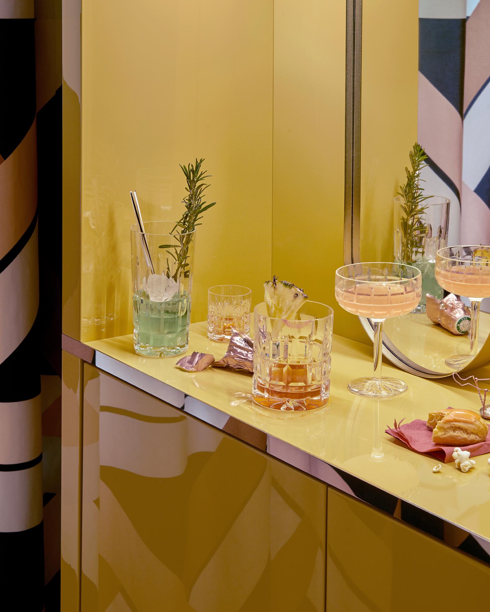 Saint Louis Crystal Manhattan Double Rock Glass | Neiman Marcus