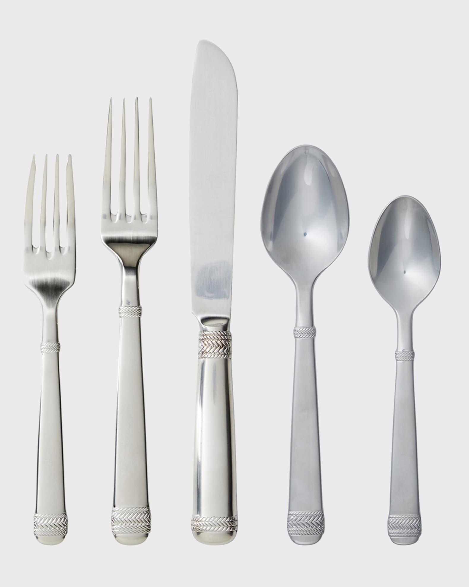 Juliska Le Panier 5Piece Flatware Place Setting Bright Satin