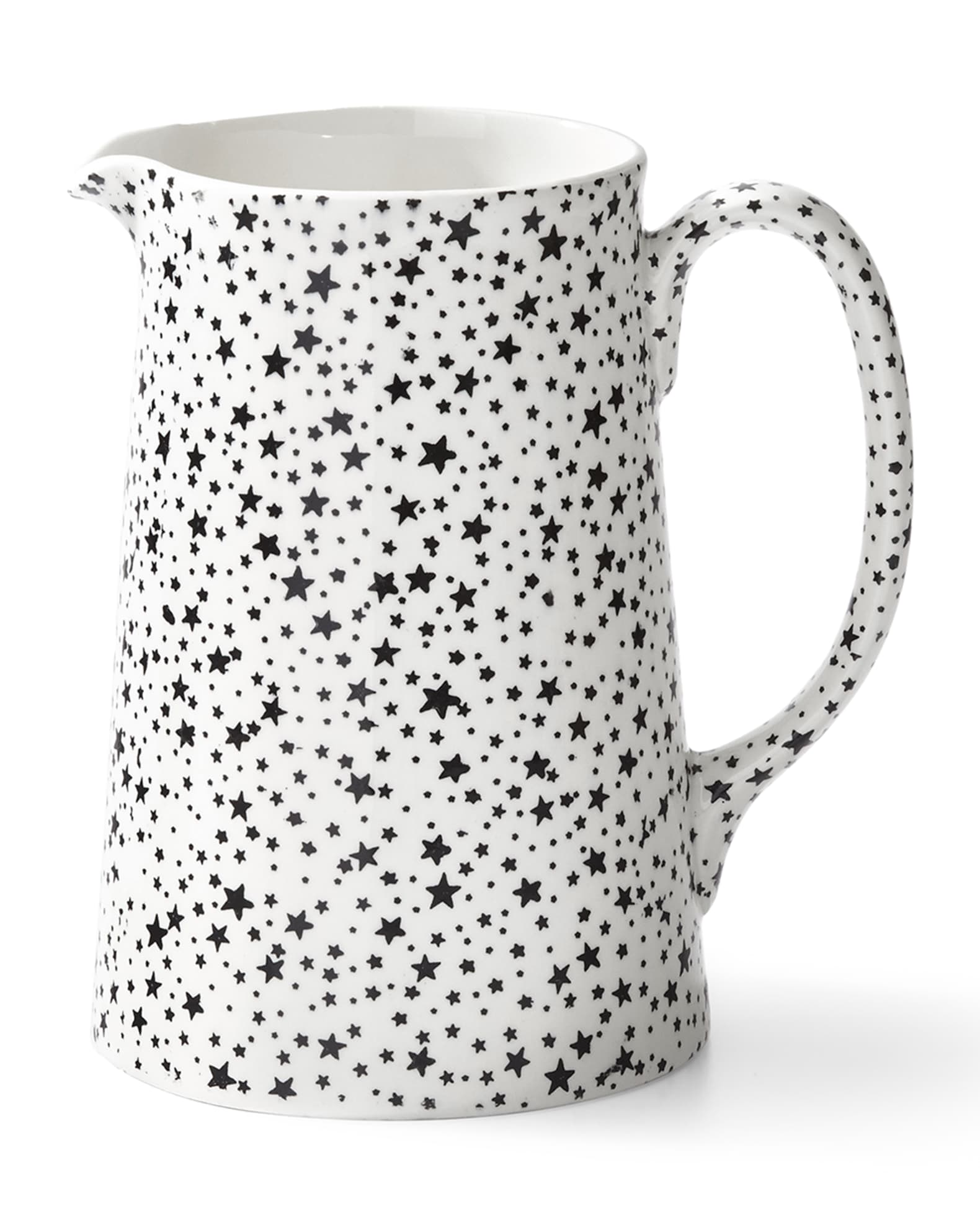 Ralph Lauren Home Midnight Sky Tankard Pitcher, White/Black