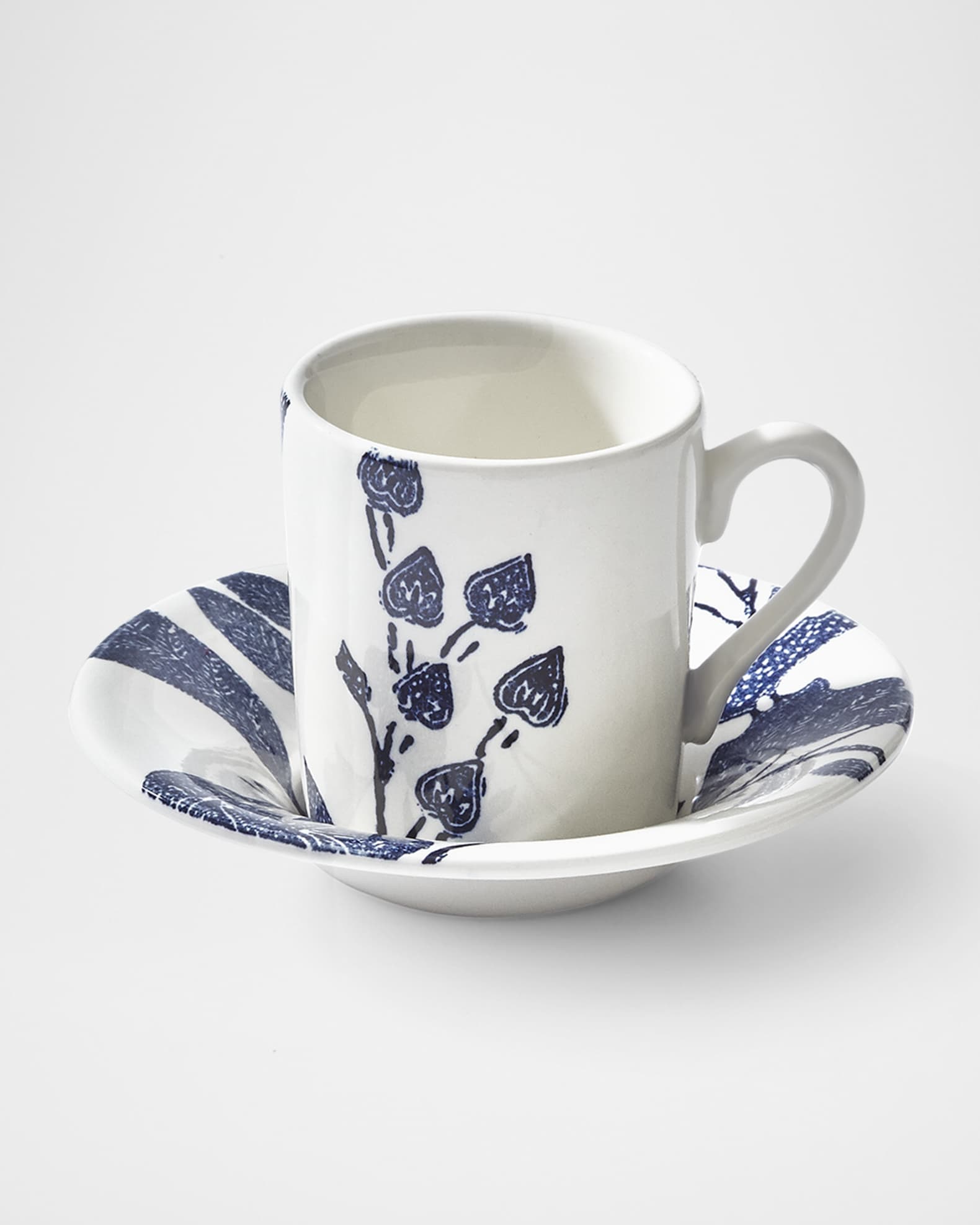 Ralph Lauren Home Burleigh Garden Vine Espresso Cup & Saucer