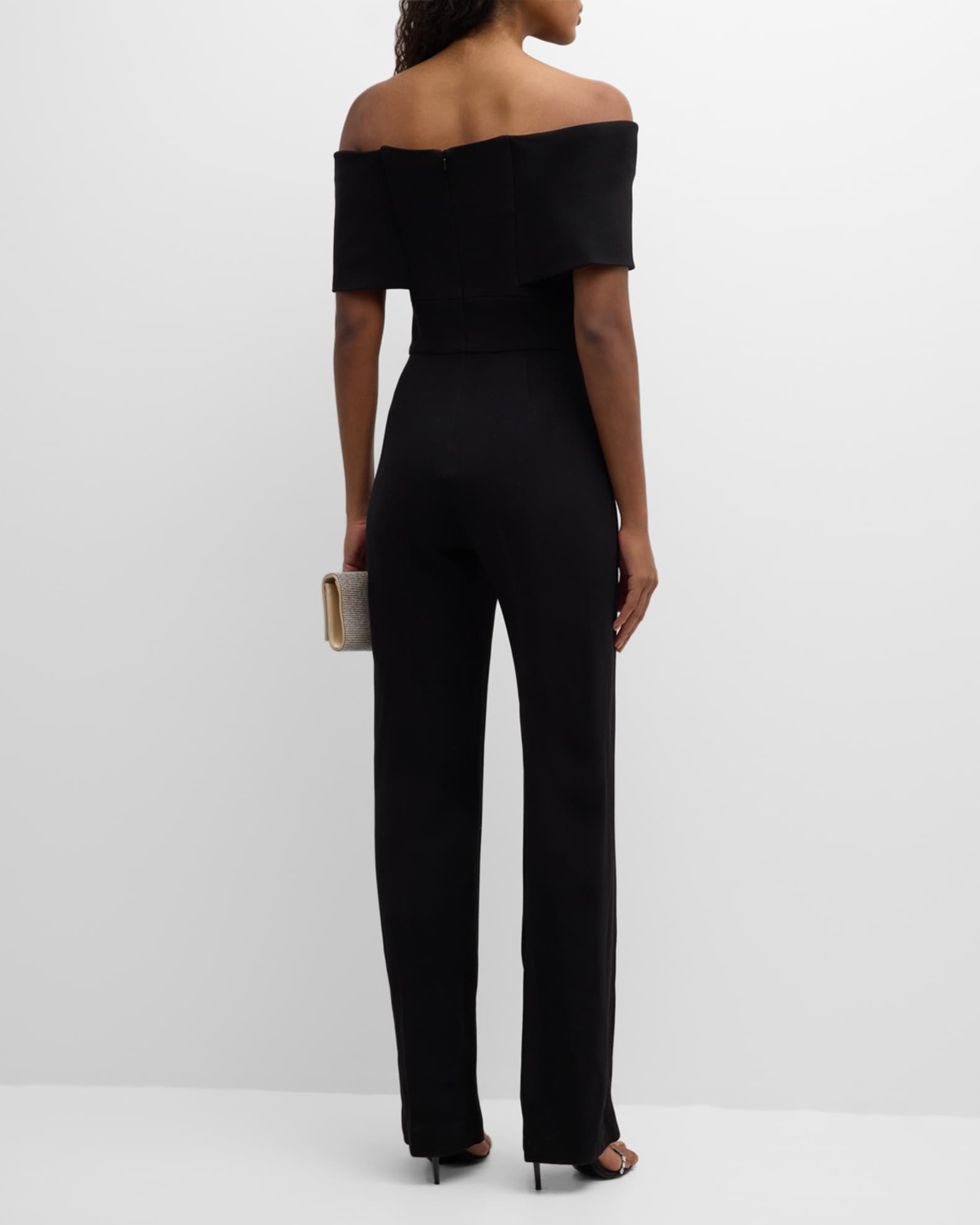 Halter Jumpsuit Neiman Marcus Black Jumpsuit Susana Monaco Square