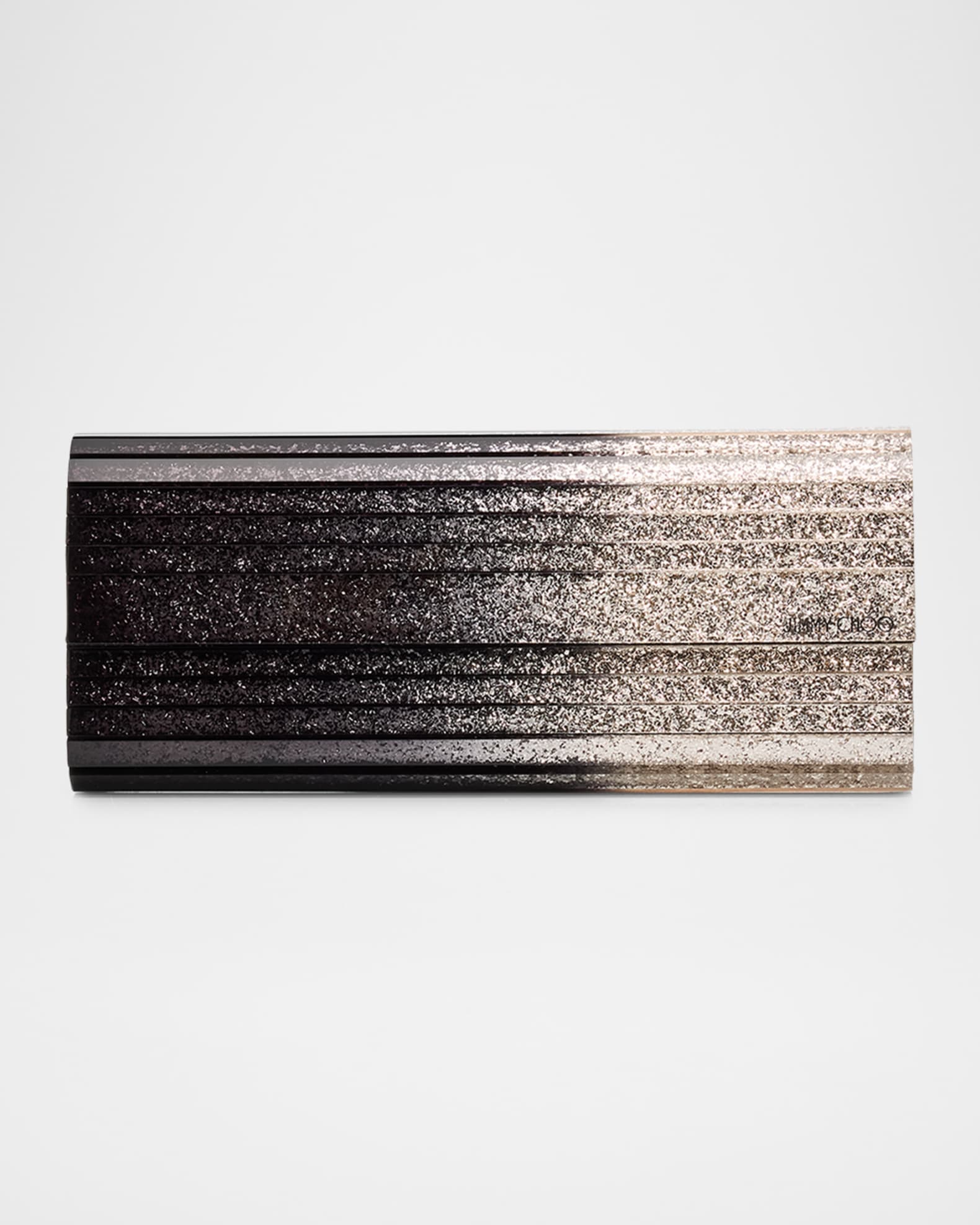 Jimmy Choo Degrade Glitter Acrylic Clutch Bag | Neiman Marcus