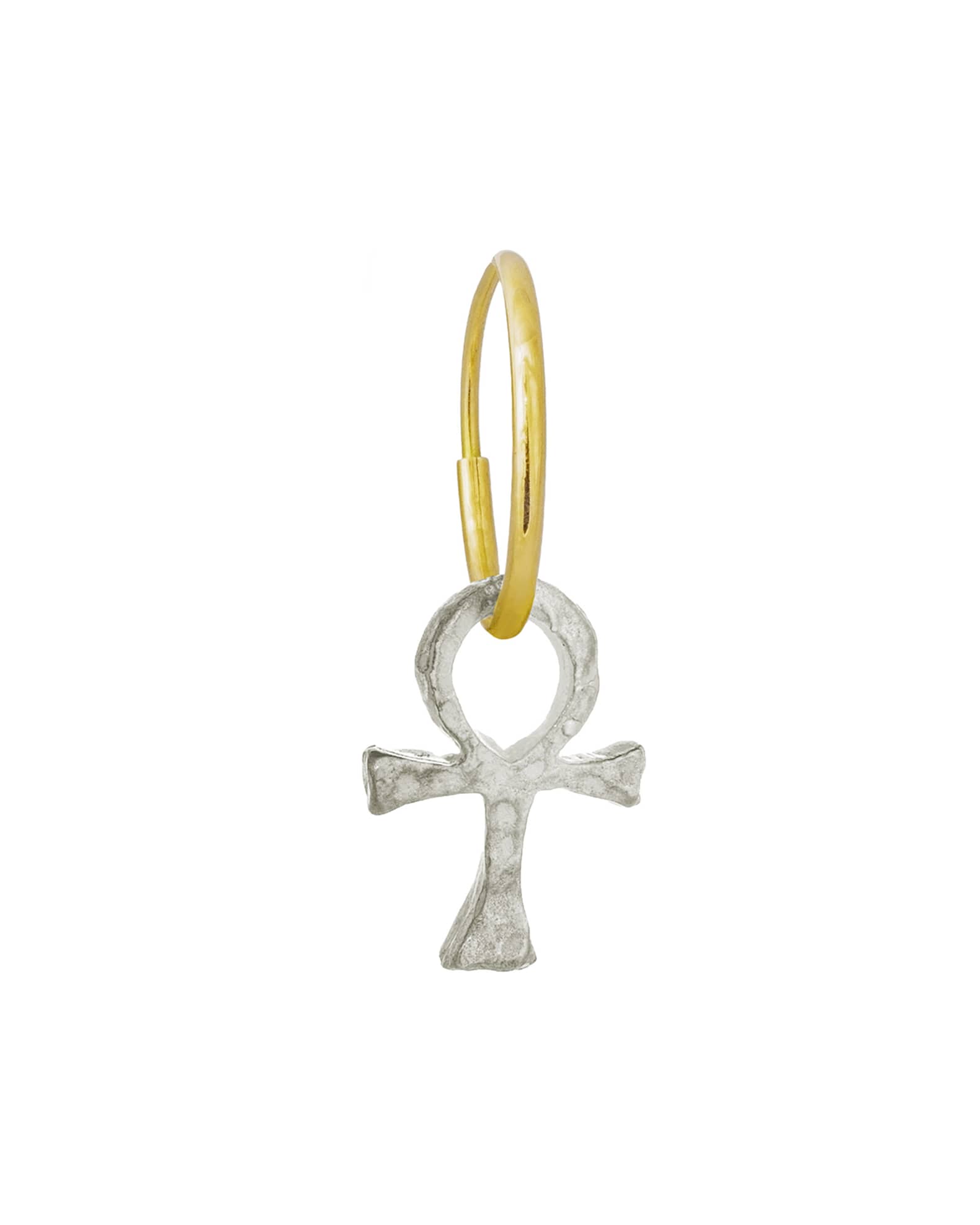 Lee Brevard Medium Ankh Single Earring