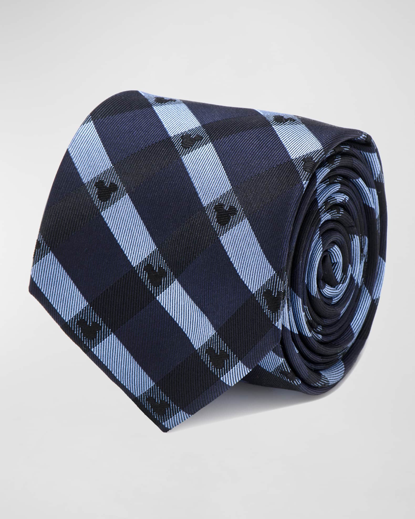 Mickey Mouse Plaid Tie 0