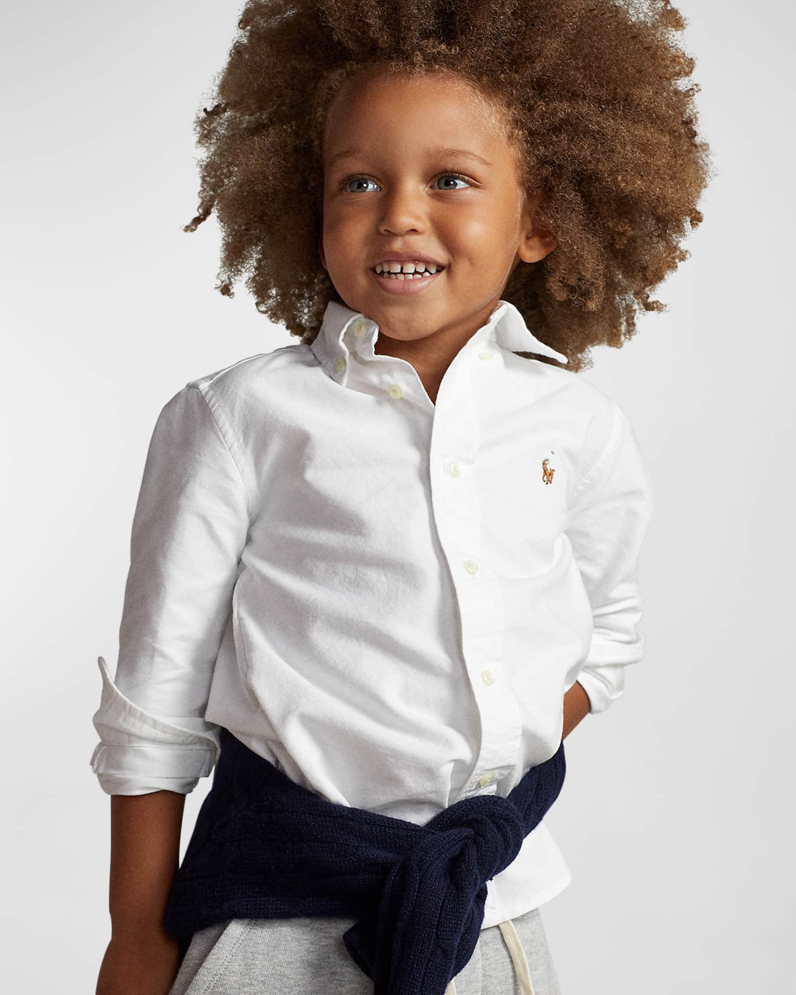 Oxford Sport Shirt, Size 2-7 1