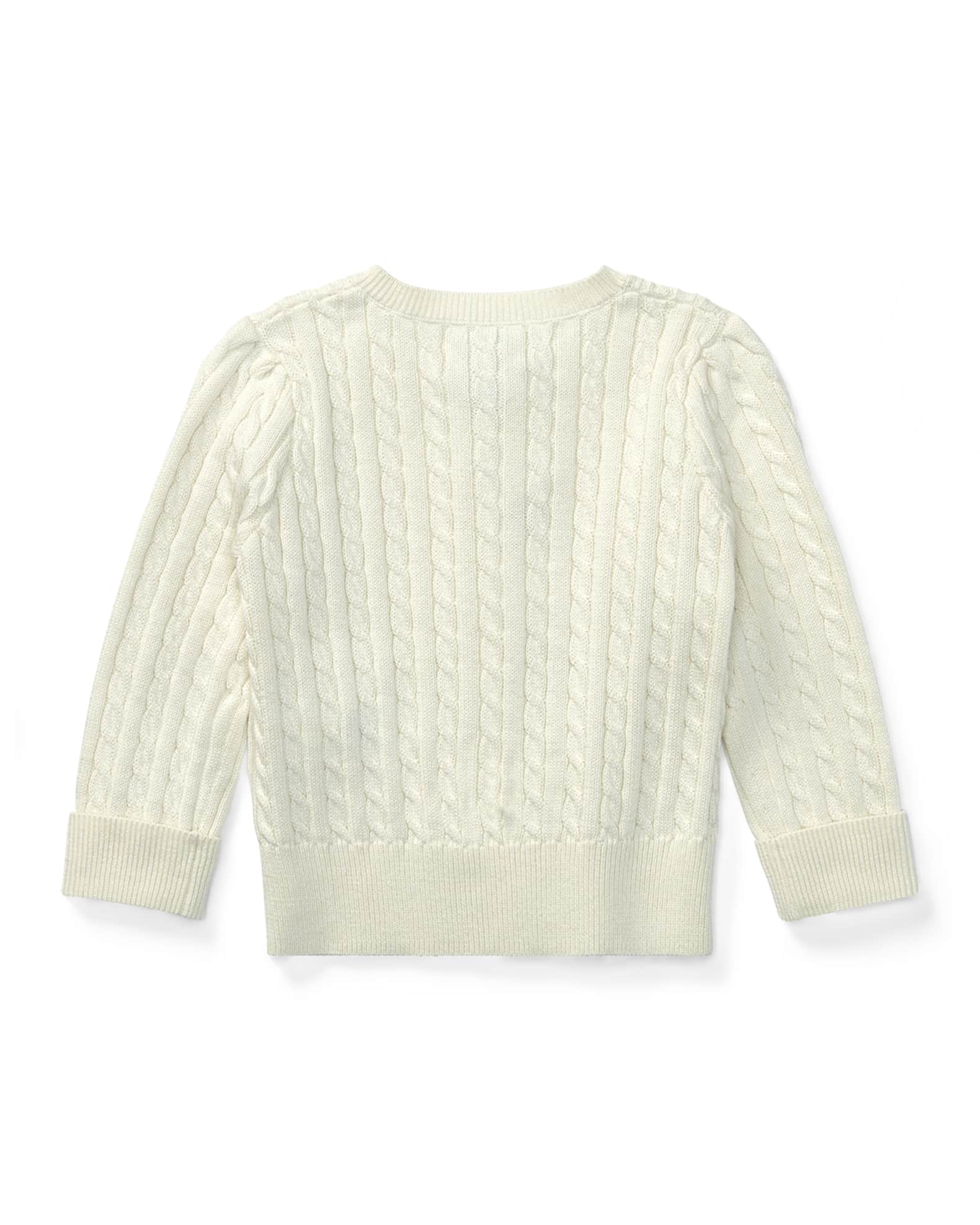 Cable Knit Cotton Cardigan 1