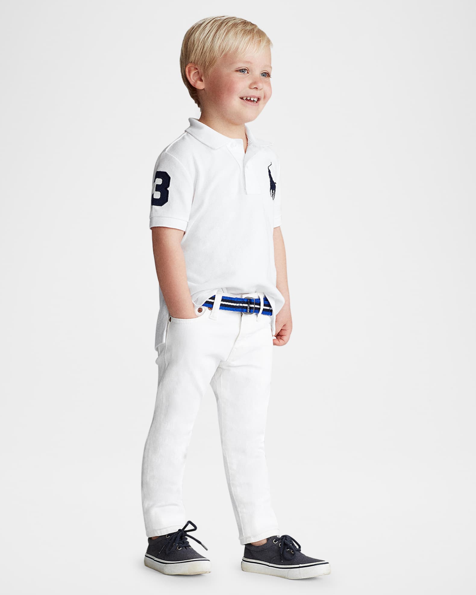 Tシャツ・カットソー Ralph Lauren SS25 MC BIG PONY PIQUET (710938137 006) Ralph Lauren Childrenswear Boy's Big Pony Pique Knit Polo