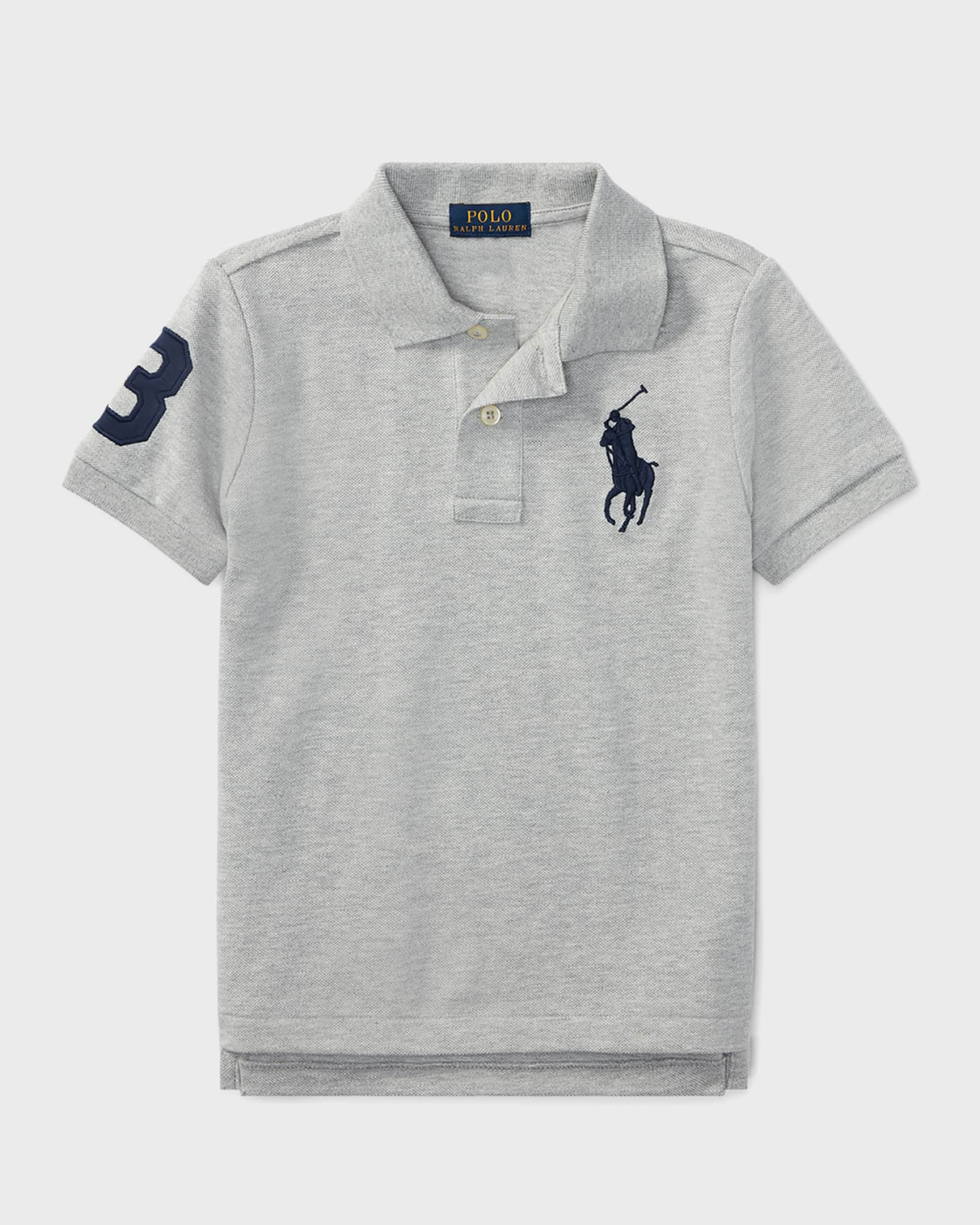 Ralph Lauren Childrenswear Boy's Big Pony Pique Knit Polo, Size 2-7 ...