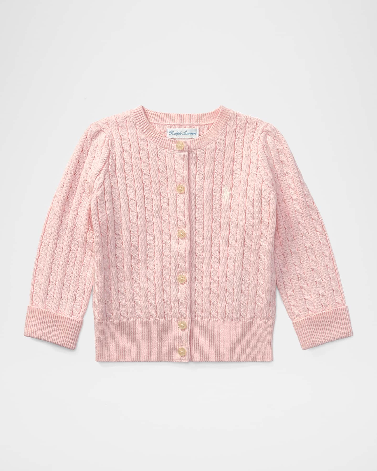 Cable Knit Cotton Cardigan 0