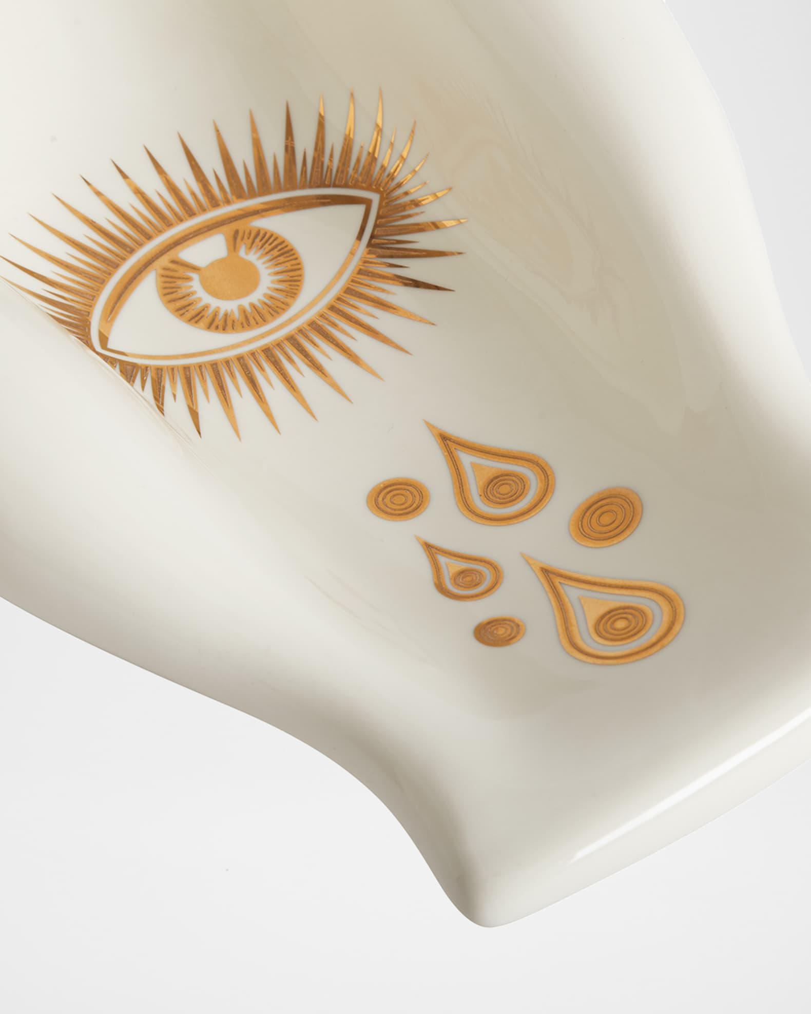 Jonathan Adler Gilded Muse Eve Palm Fruit Bowl Neiman Marcus
