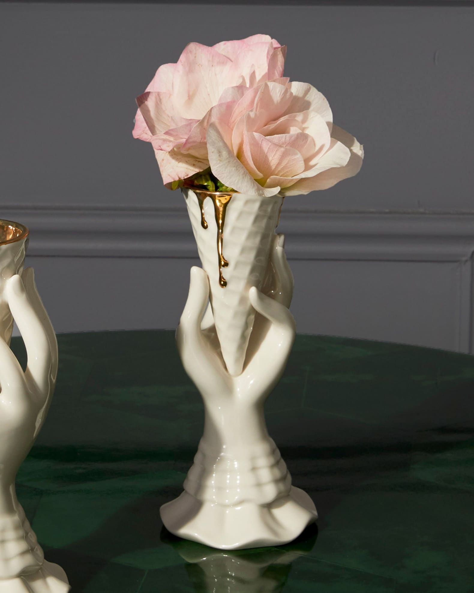 Jonathan Adler Gilded Muse IScream Vase Neiman Marcus