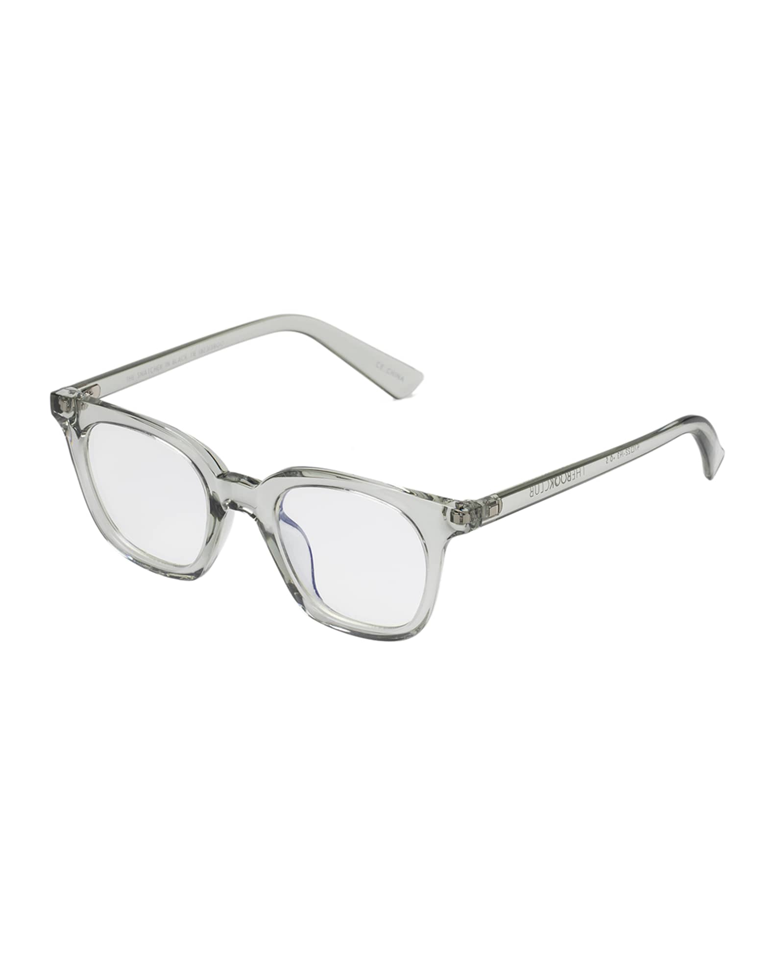 The Book Club The Snatcher in Black Tie Cat-Eye Reading Glasses