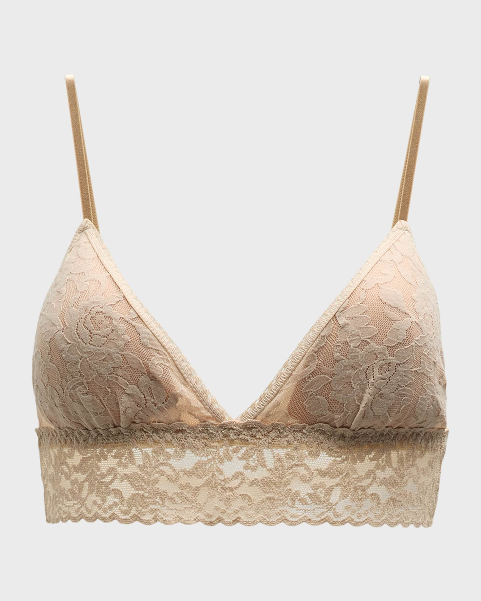 Buy Hanky Panky Women's Signature Lace Padded Bralette, Chai, Medium at