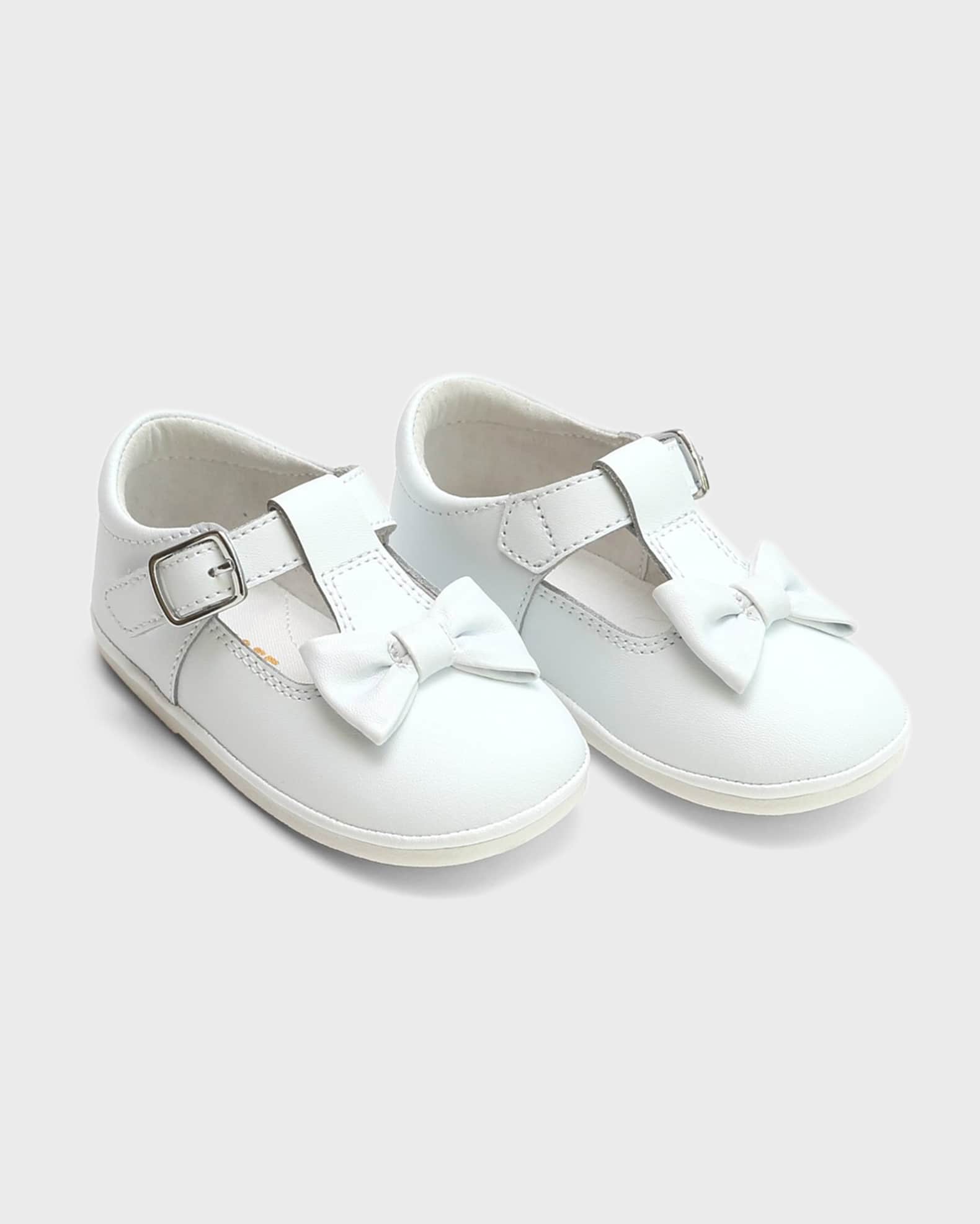 Girl's Minnie Leather Bow Mary Jane, Baby 0