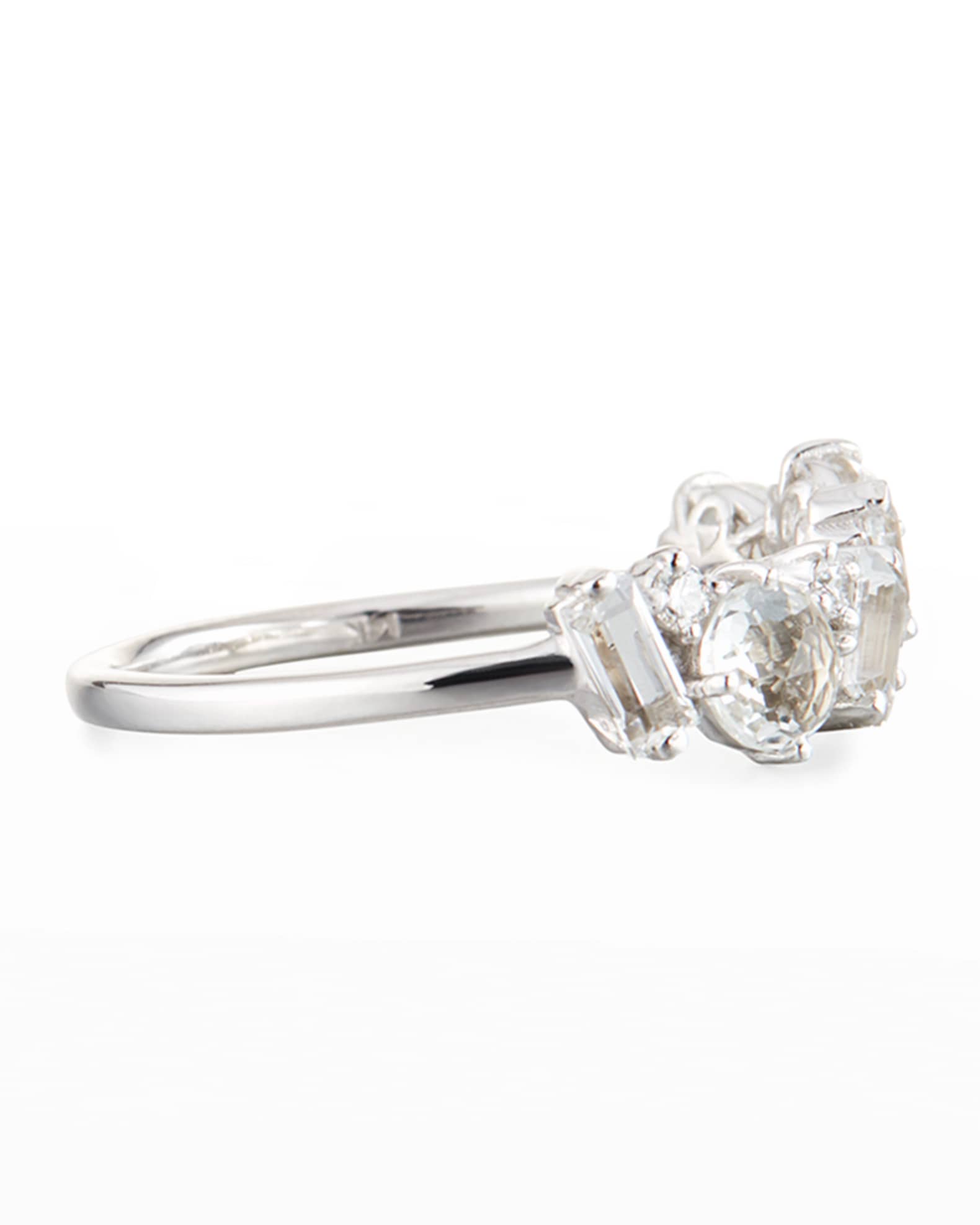 KALAN by Suzanne Kalan Bloom 14k White Gold Amalfi Mix Ring, White