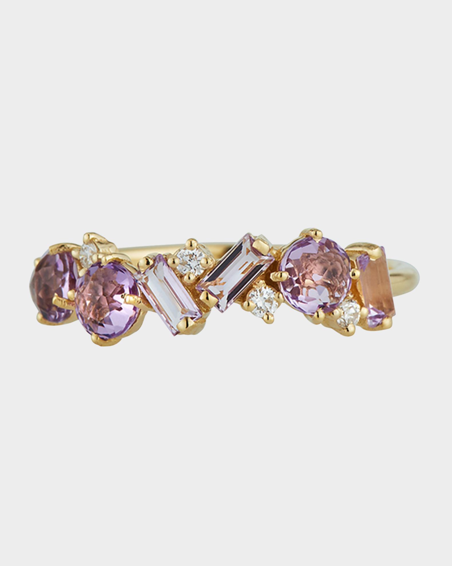 KALAN by Suzanne Kalan Bloom 14K Yellow Gold Amalfi Mix Ring, Size 