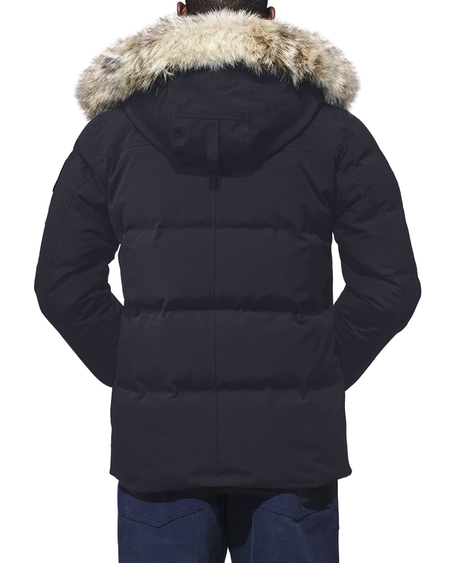 Canada Goose Men's Wyndham Fur-Trim Parka | Neiman Marcus