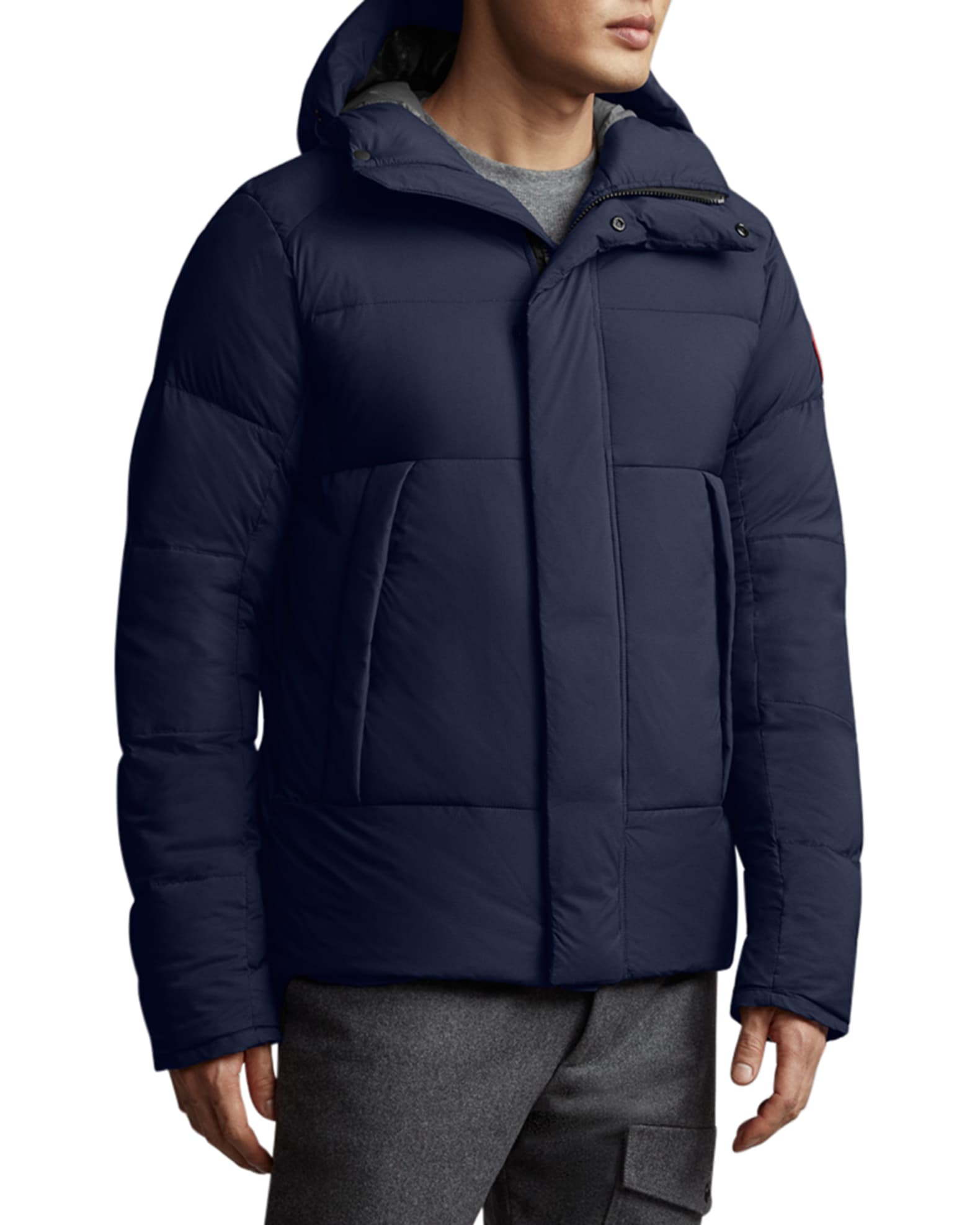 Canada Goose Men's Armstrong Hooded Puffer Jacket | Neiman Marcus