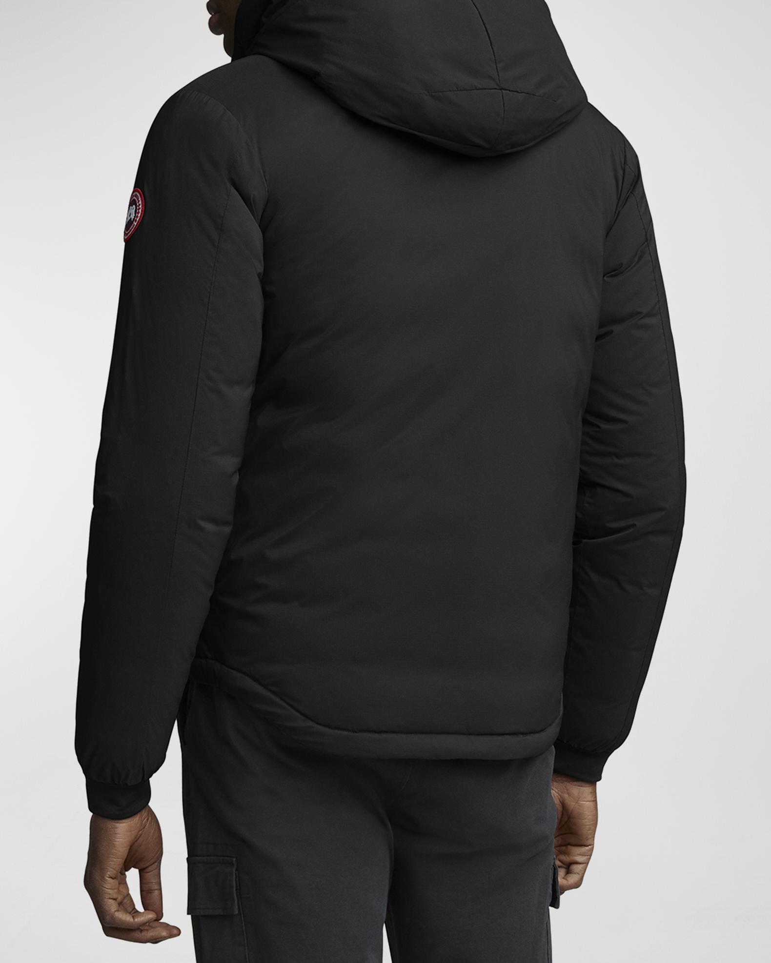 Canada Goose Men's Lodge ZipFront Hoodie Puffer Coat Neiman Marcus