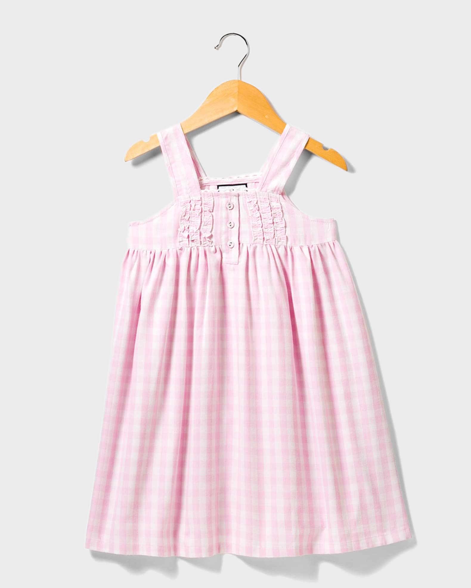 Petite Plume Charlotte Gingham Nightgown, Size 6M-14