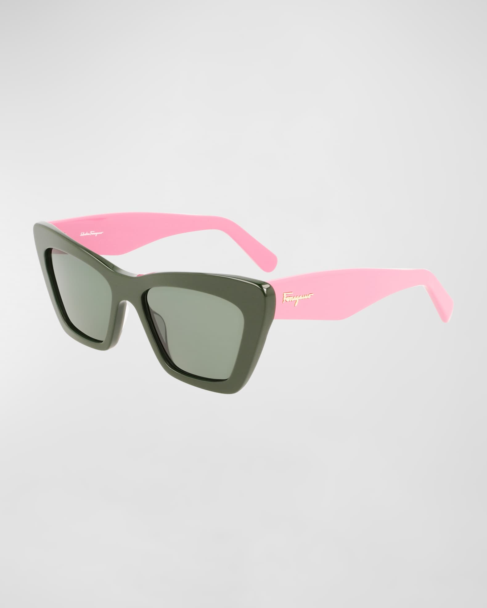 Ferragamo Acetate Cat Eye Sunglasses Neiman Marcus