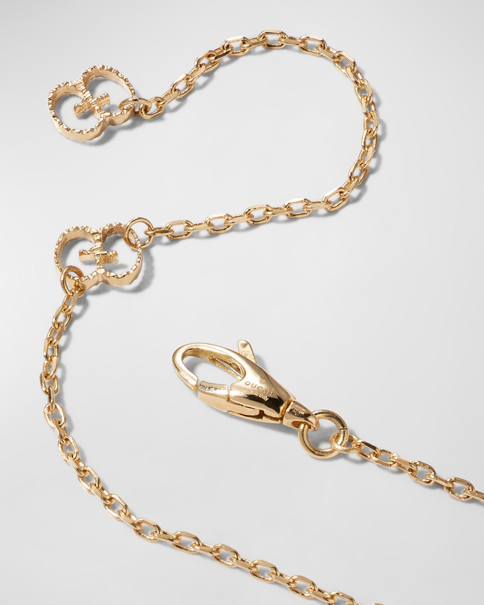 gg running 18k necklace