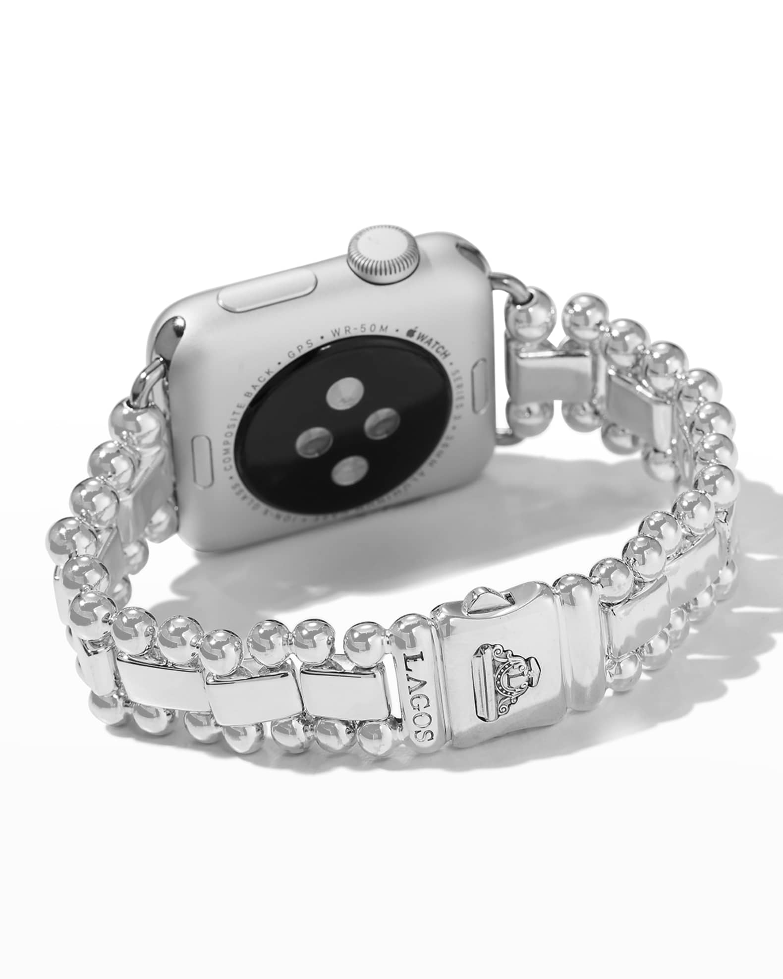 Real silver apple watch band sale