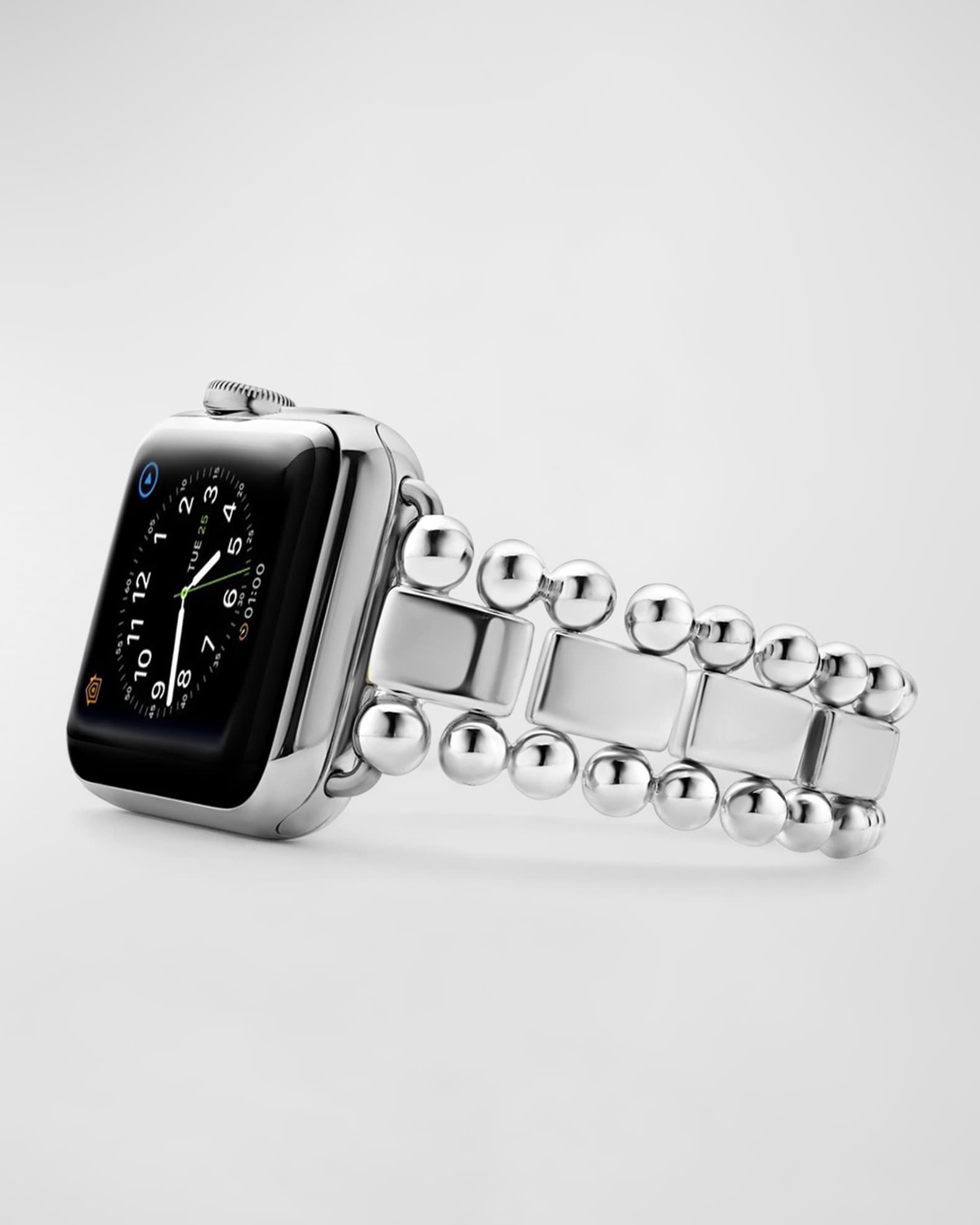 Sterling silver apple watch band clearance