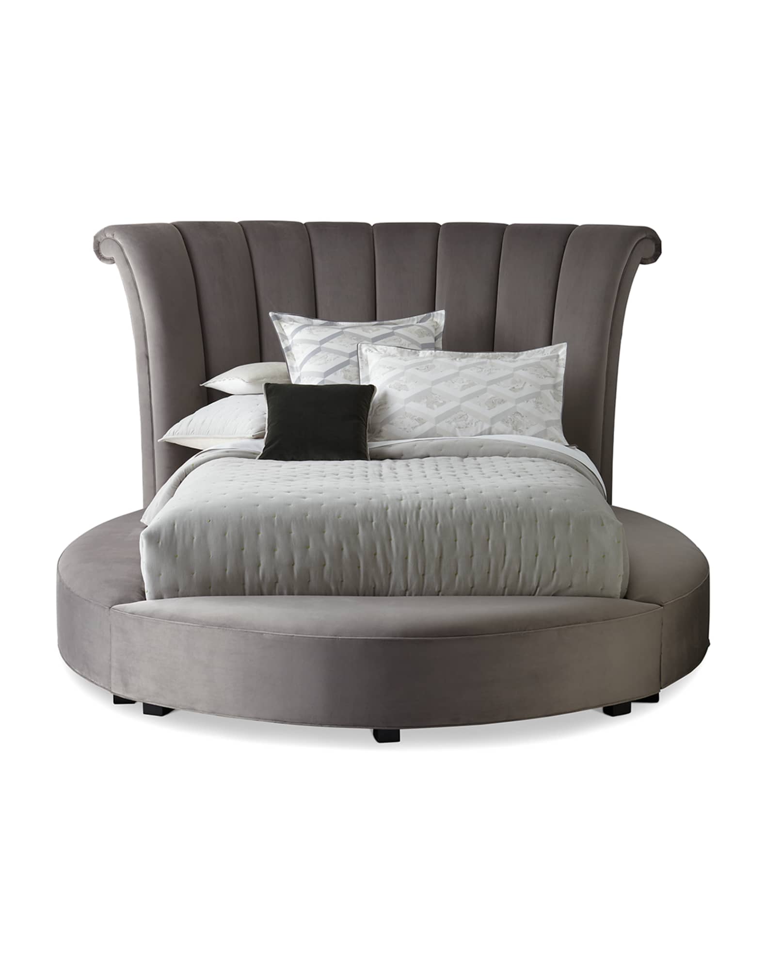 Katya Round Queen Platform Bed 0