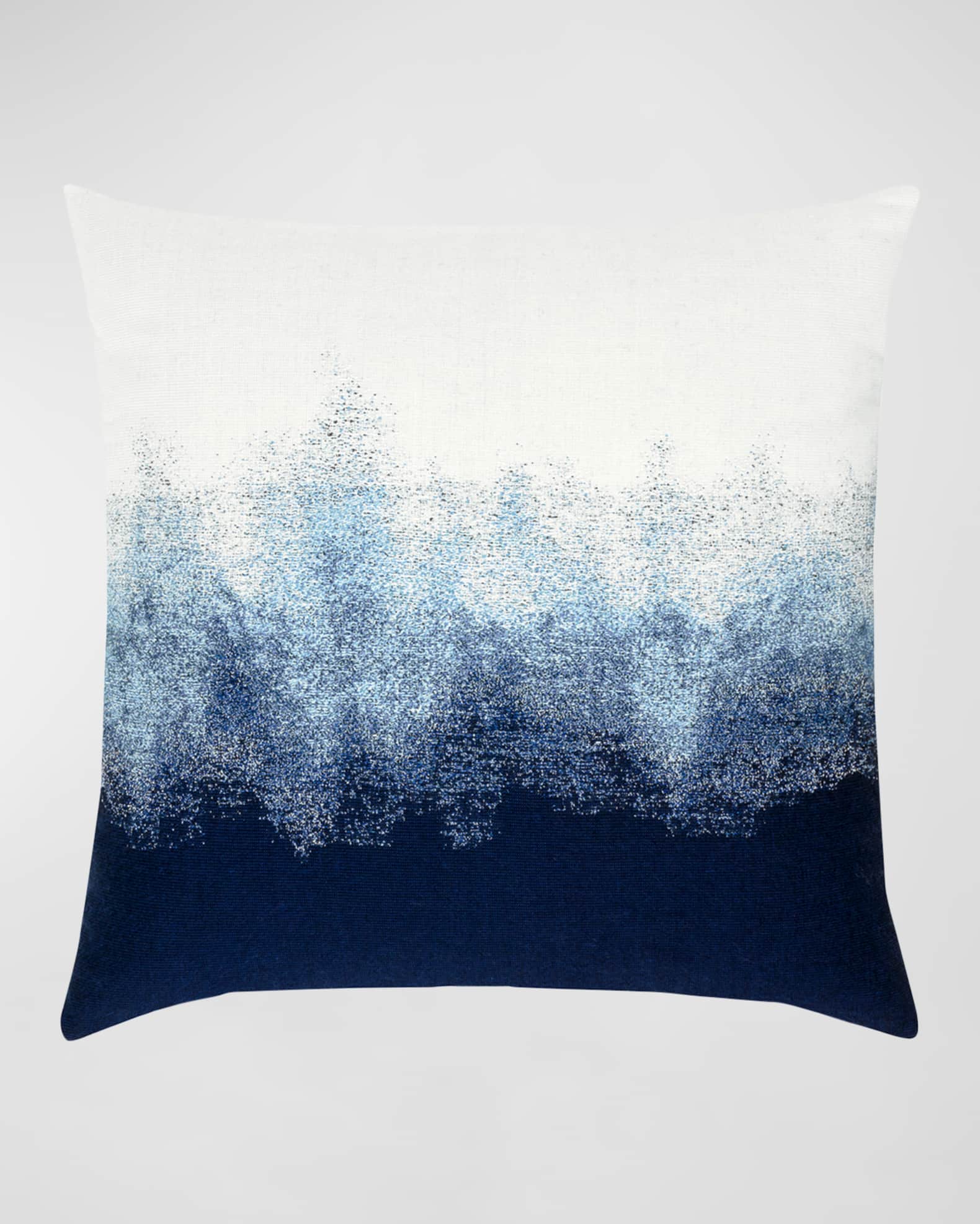 Artful Sunbrella Pillow, Dark Blue 0