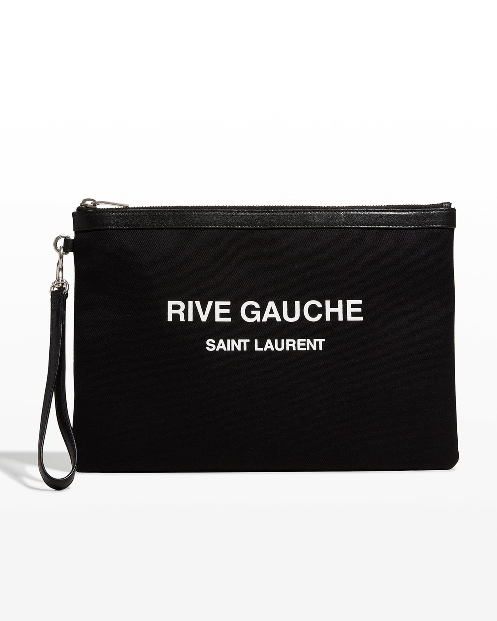 Saint Laurent Rive Gauche Pouch Bag | Neiman Marcus