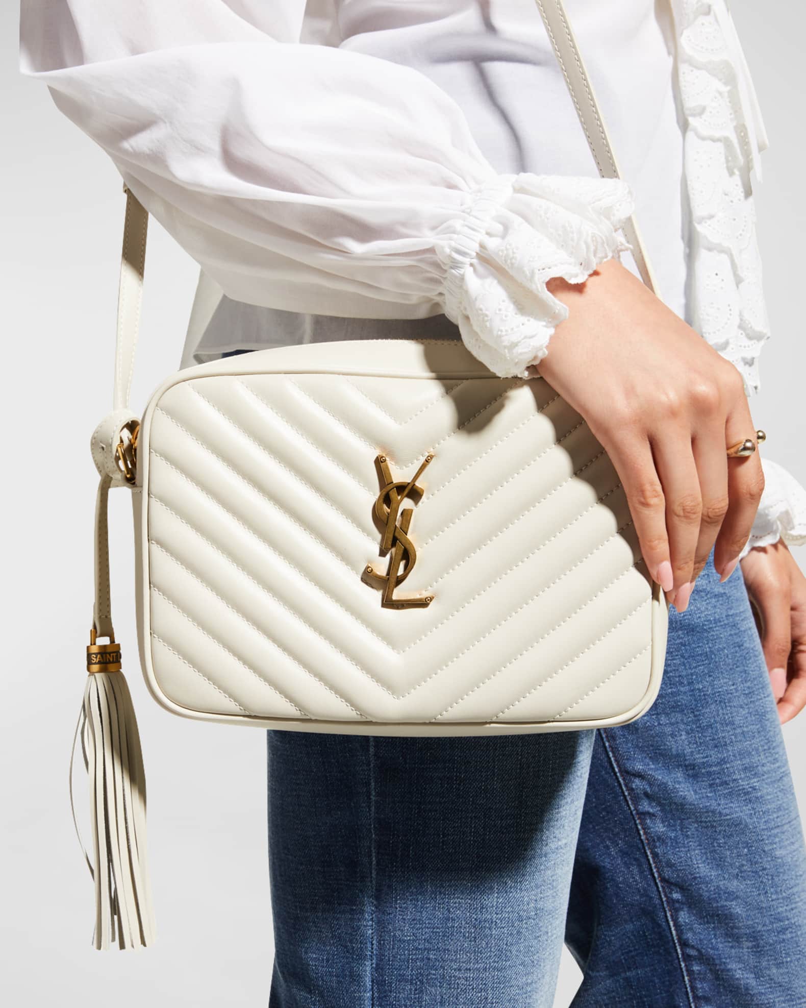 Ysl quilted tassel bag discount