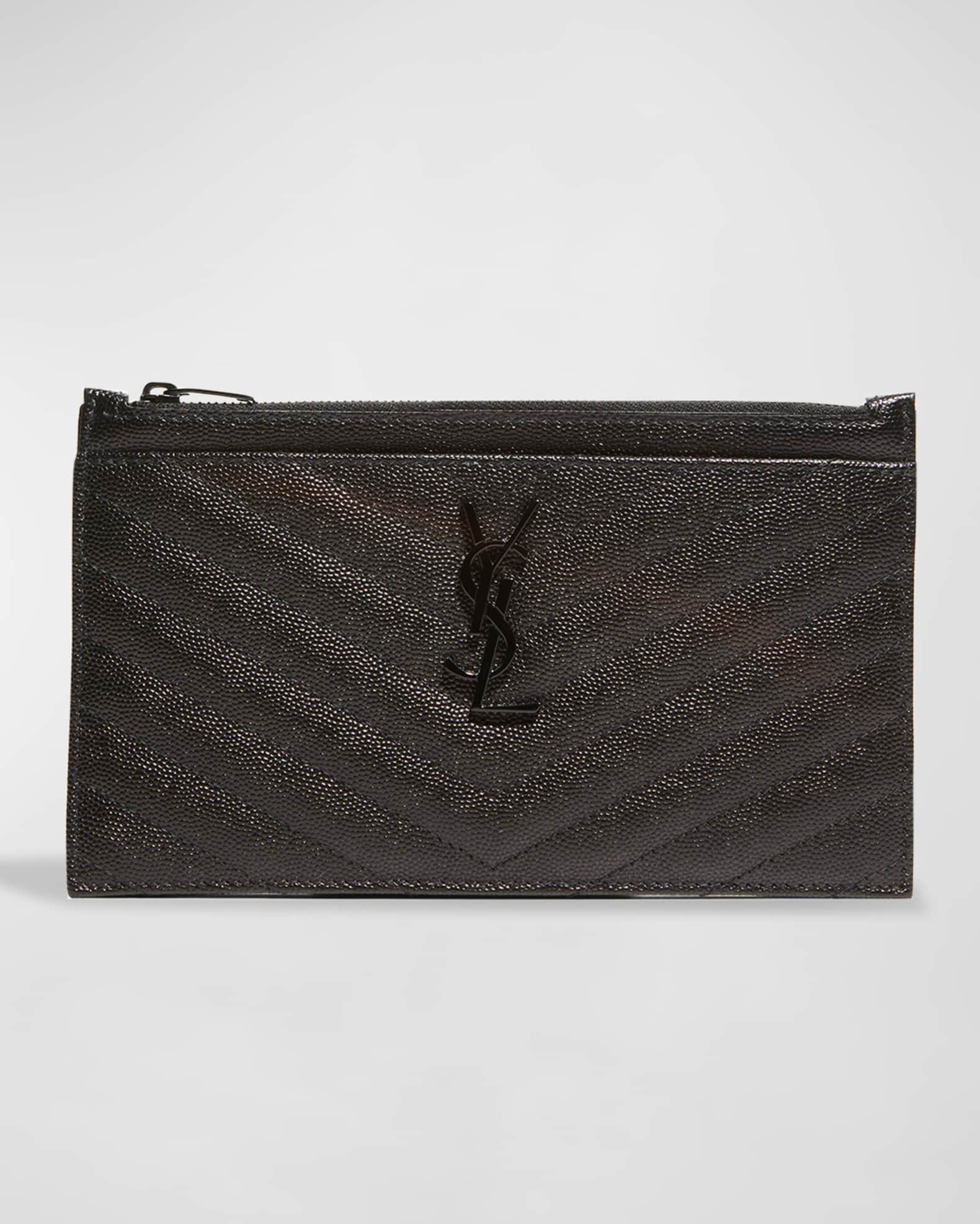 LARGE YSL MONOGRAM BILL POUCH - Review, What fits in it? 