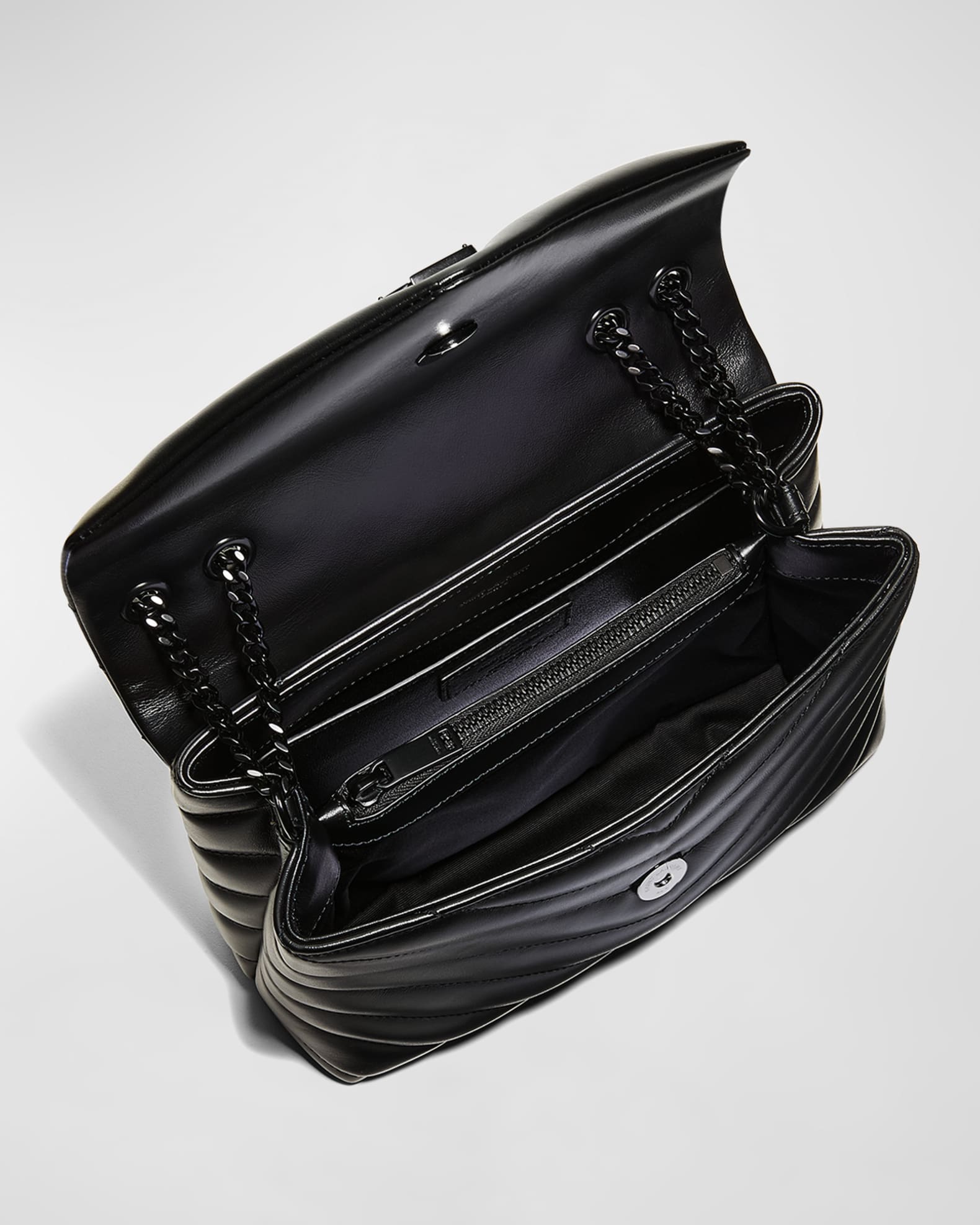 Saint Laurent Loulou Small YSL Shoulder Bag in Quilted Leather Neiman Marcus