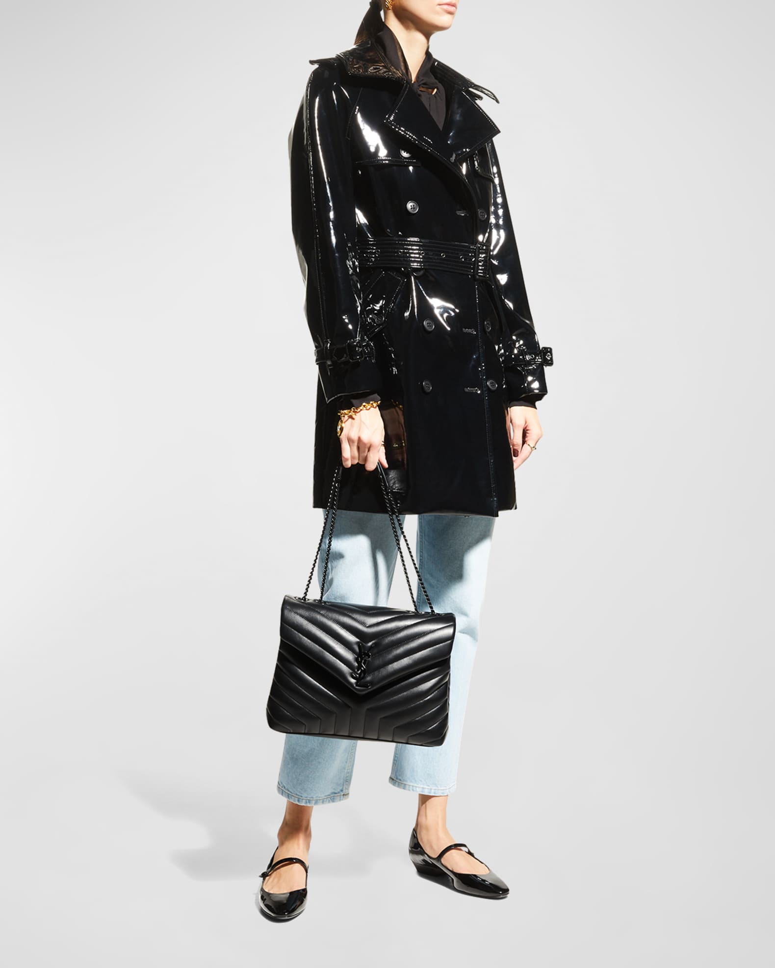 Loulou medium quilted leather shoulder bag on sale
