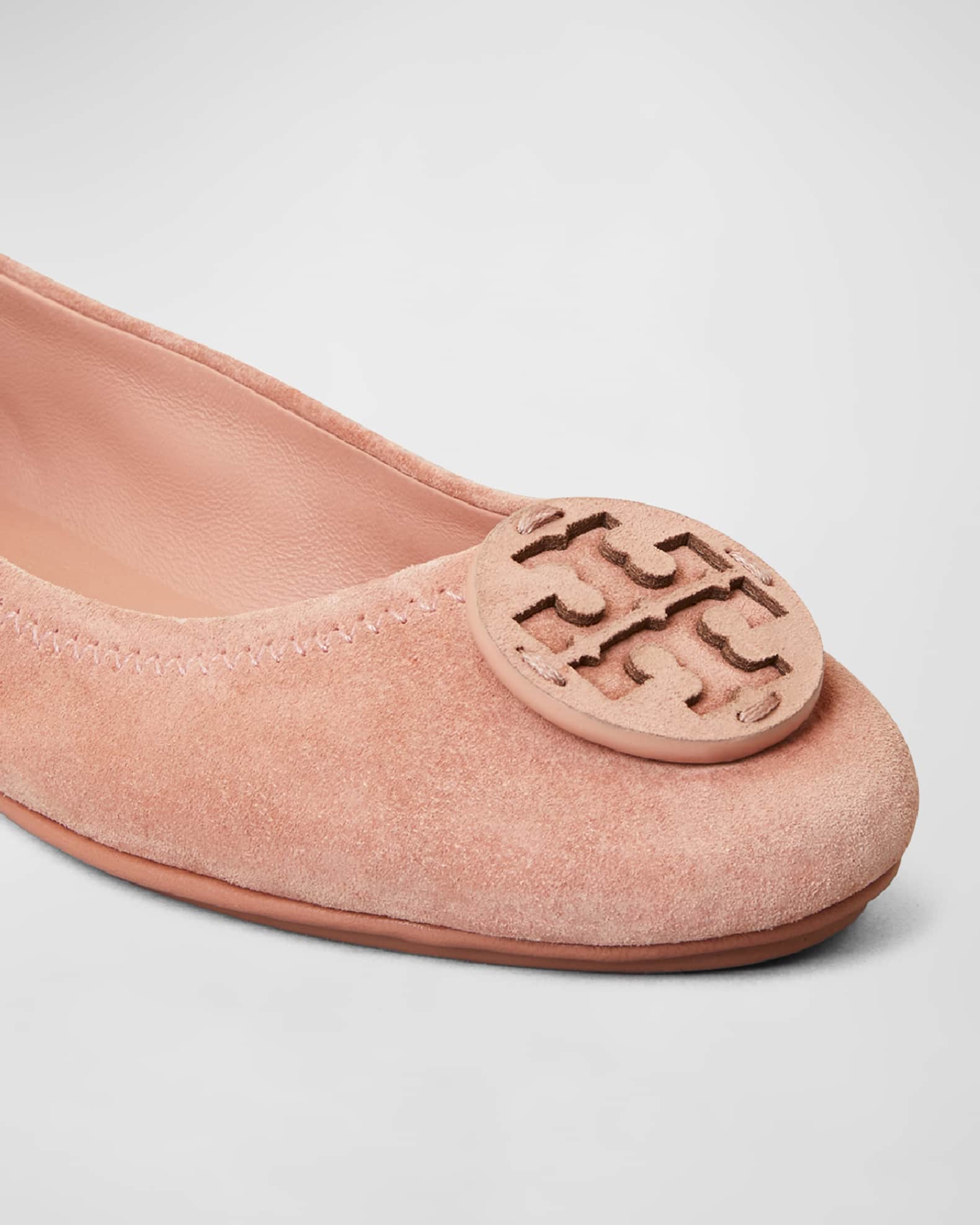 Minnie Travel Suede Ballet Flats