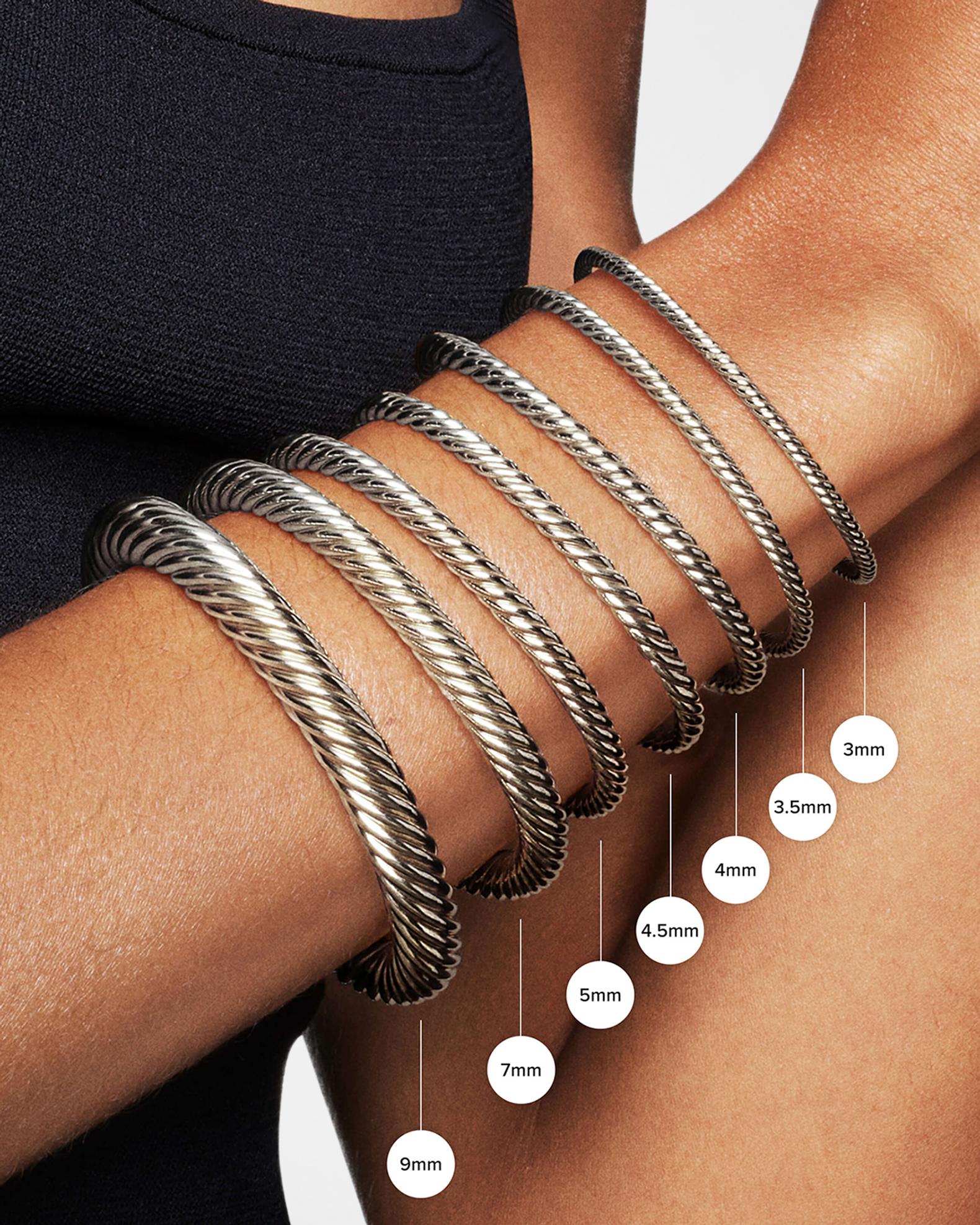 Classic Cable Bracelet in Silver | Neiman Marcus