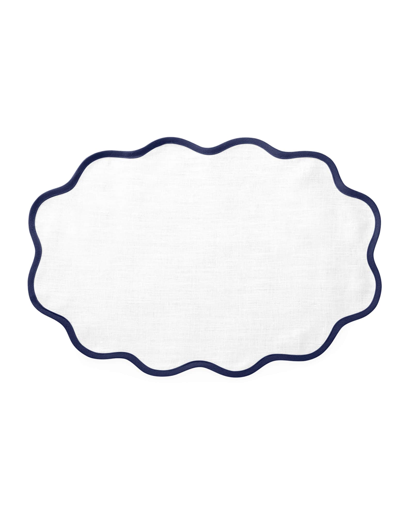 Matouk Casual Couture Scallop Placemats, Set of 4 Neiman Marcus