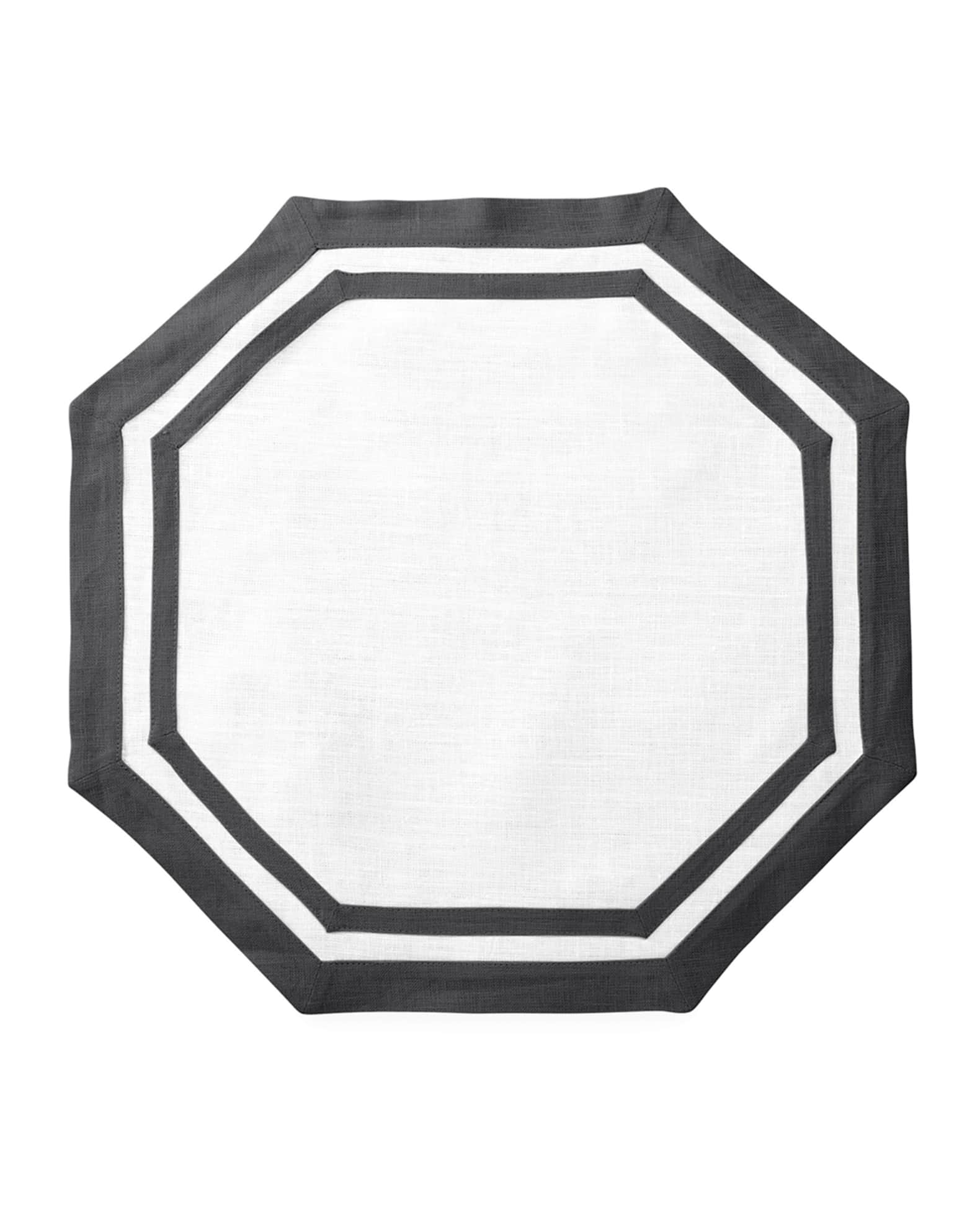 Matouk Casual Couture Octagon Placemats, Set of 4 Neiman Marcus