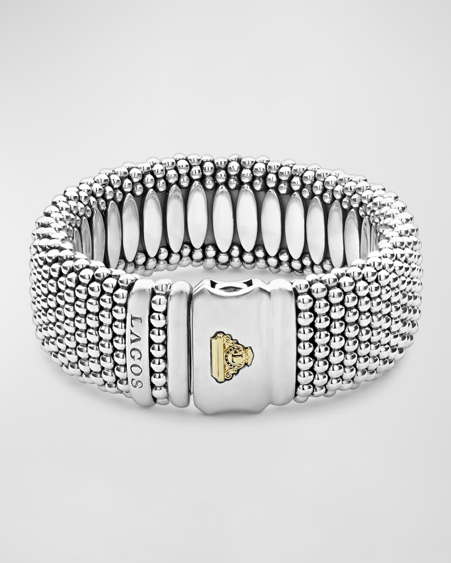 Wide Caviar Bracelet 23mm