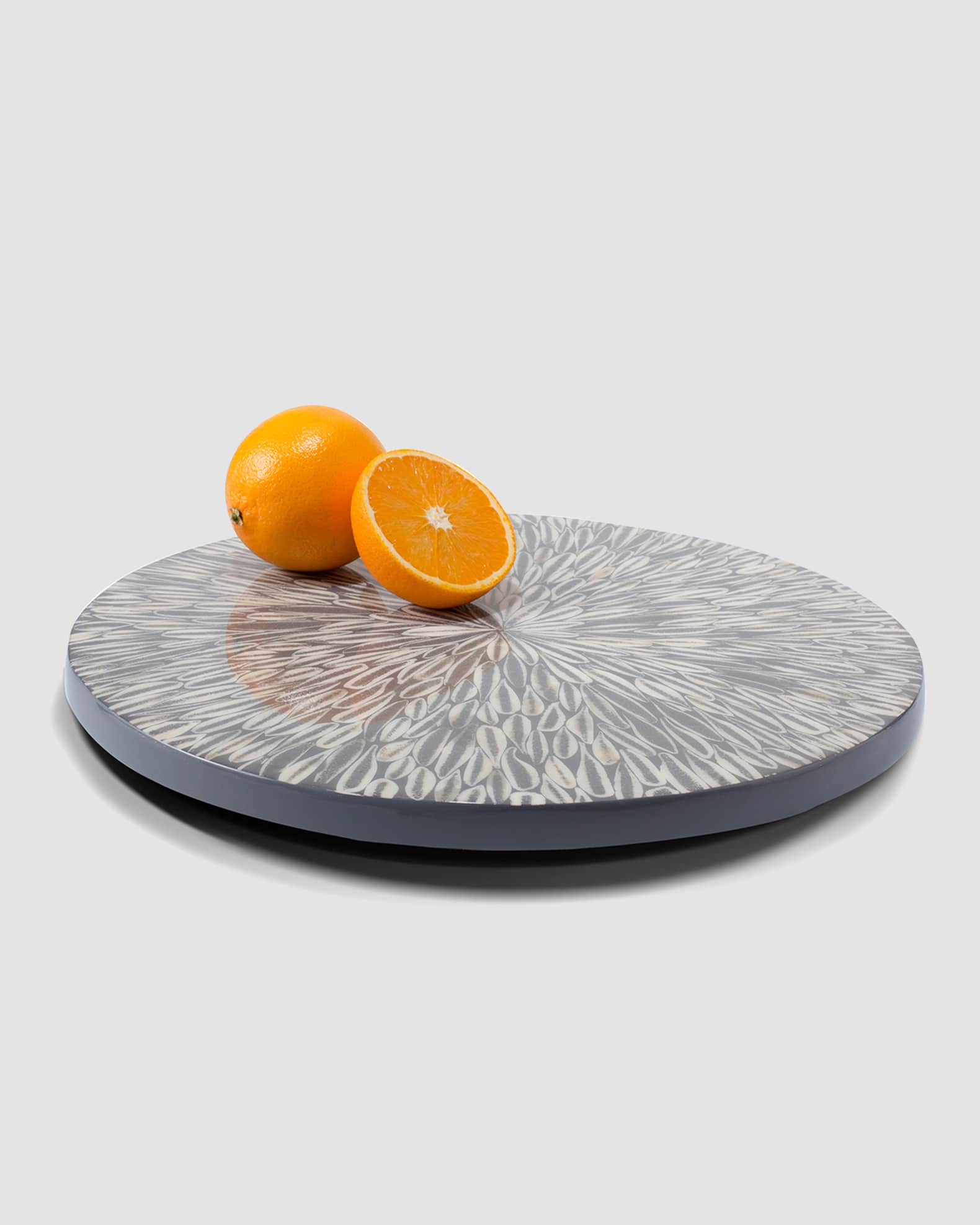 Gray Almendro Lazy Susan 1