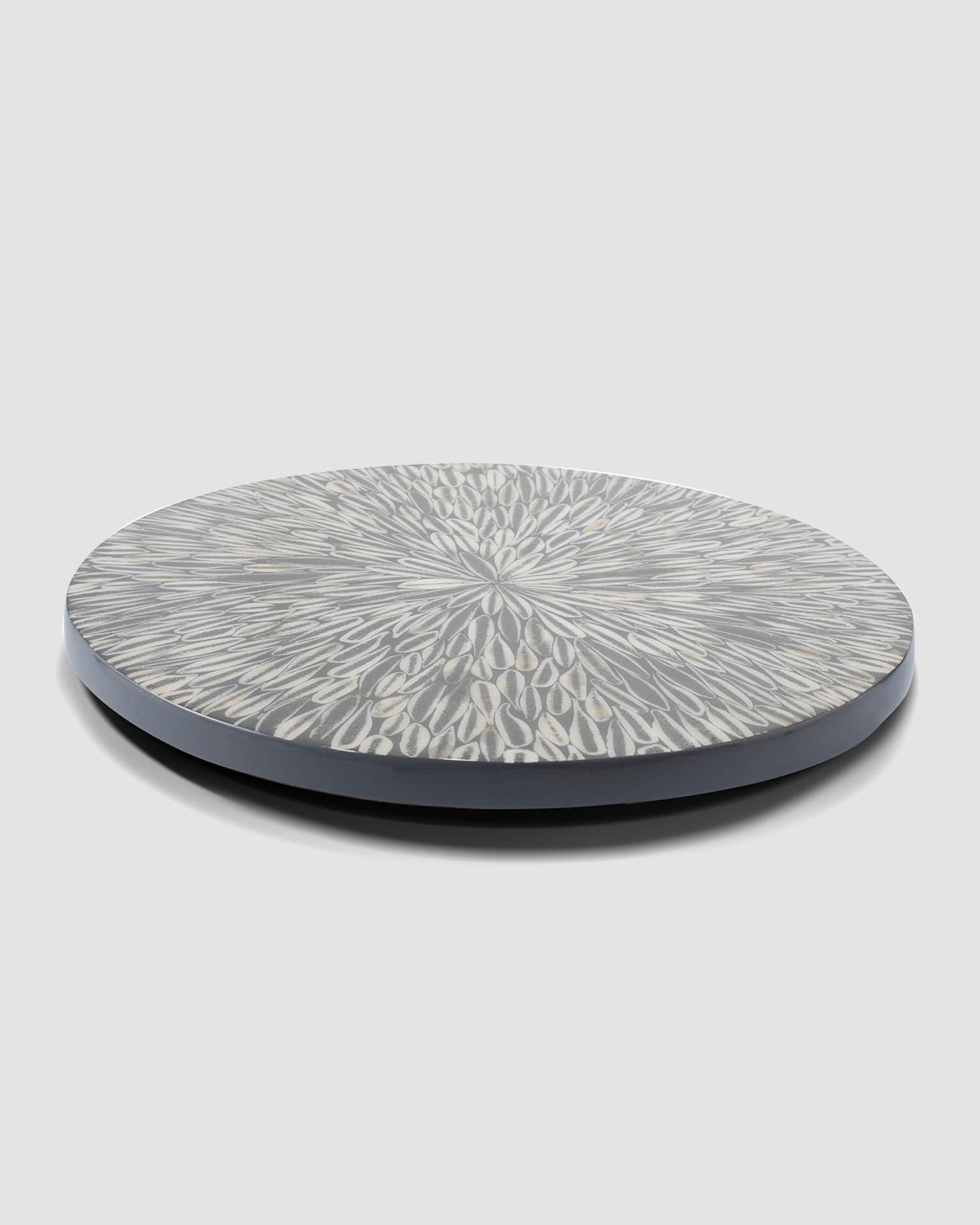 Gray Almendro Lazy Susan 0