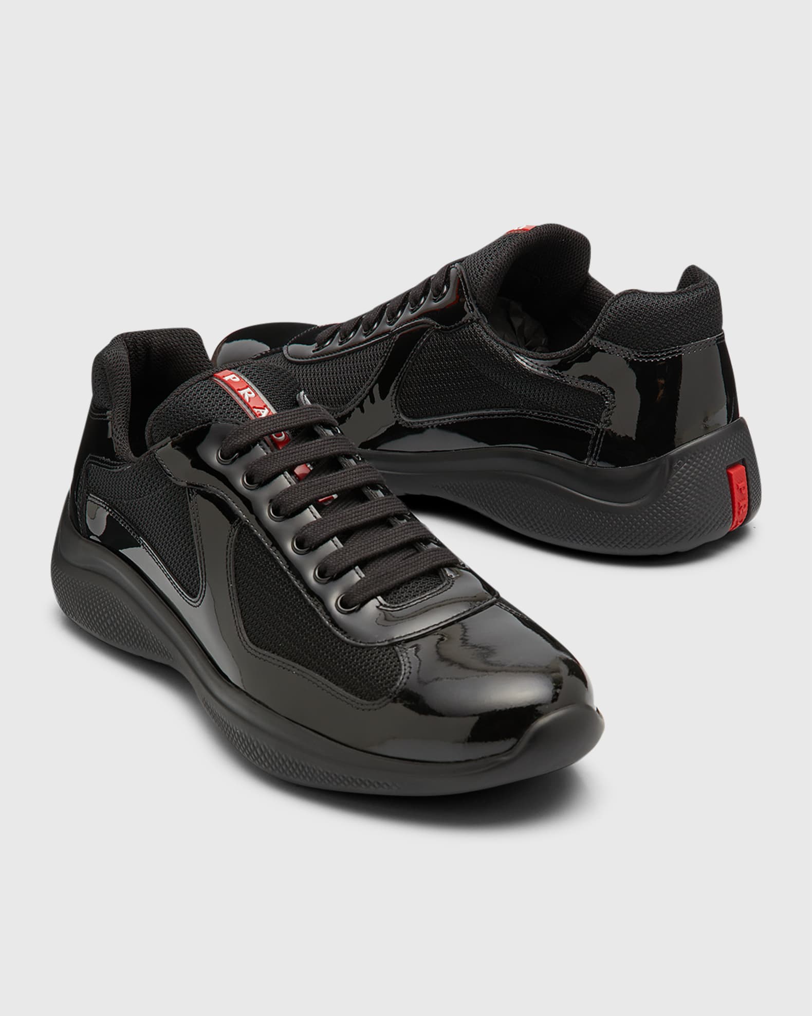 All black prada sneakers online